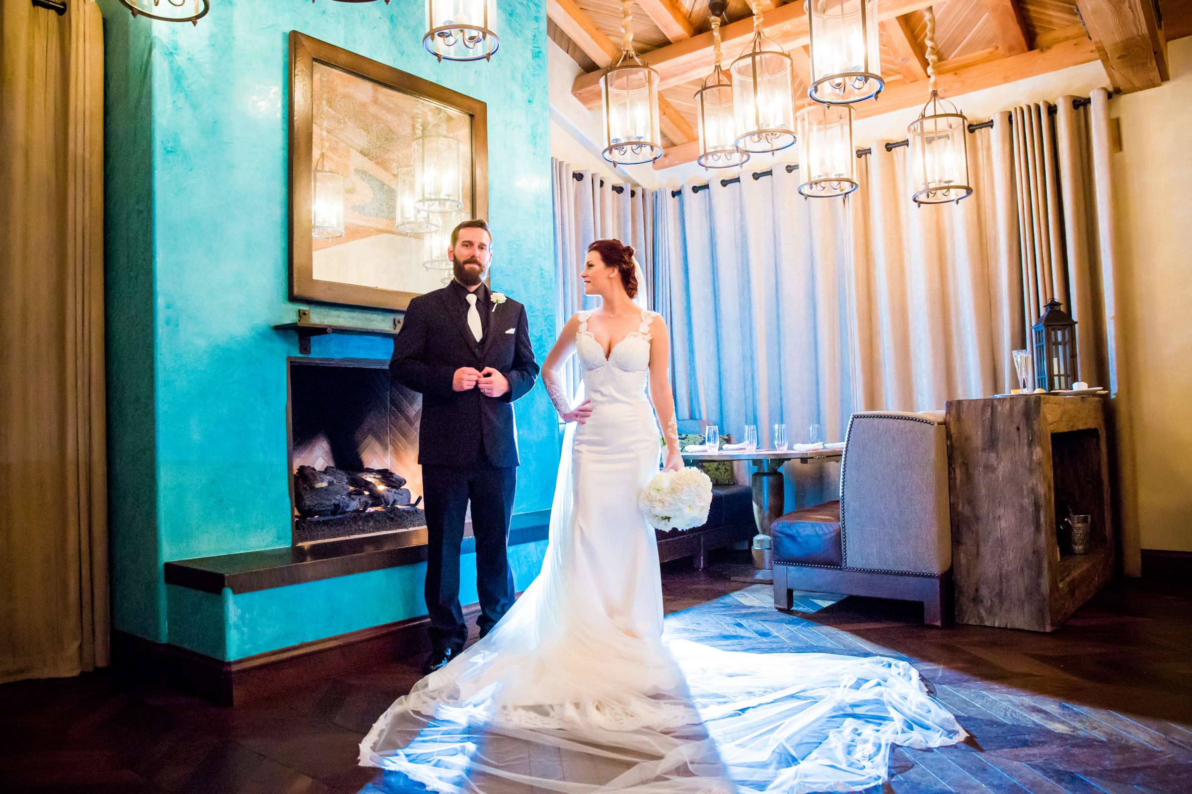 Rancho Valencia Wedding coordinated by InStyle Event Planning, Heather and Richard Wedding Photo #54 by True Photography