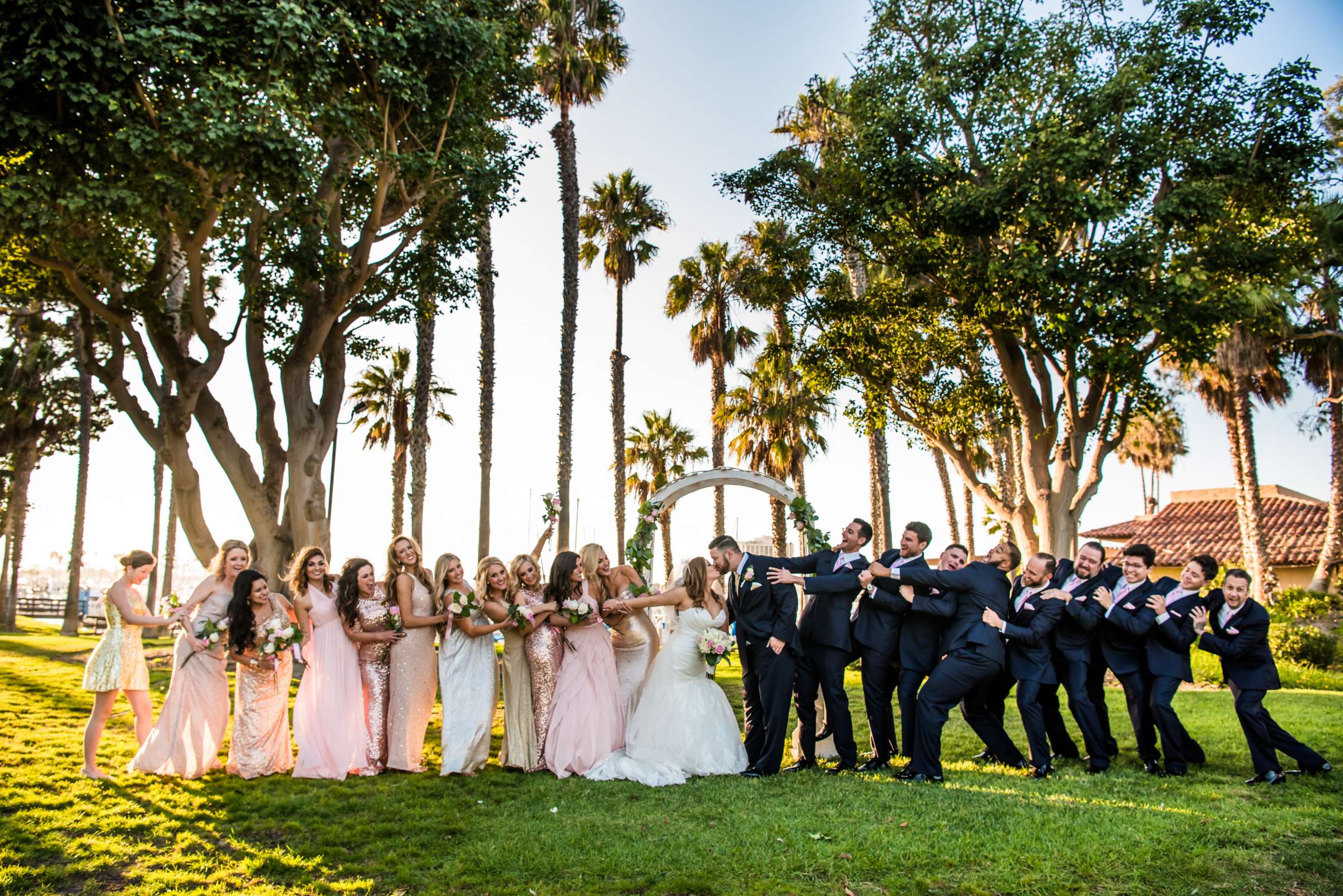 Marina Village Conference Center Wedding coordinated by Holly Kalkin Weddings, Kim and Andres Wedding Photo #10 by True Photography