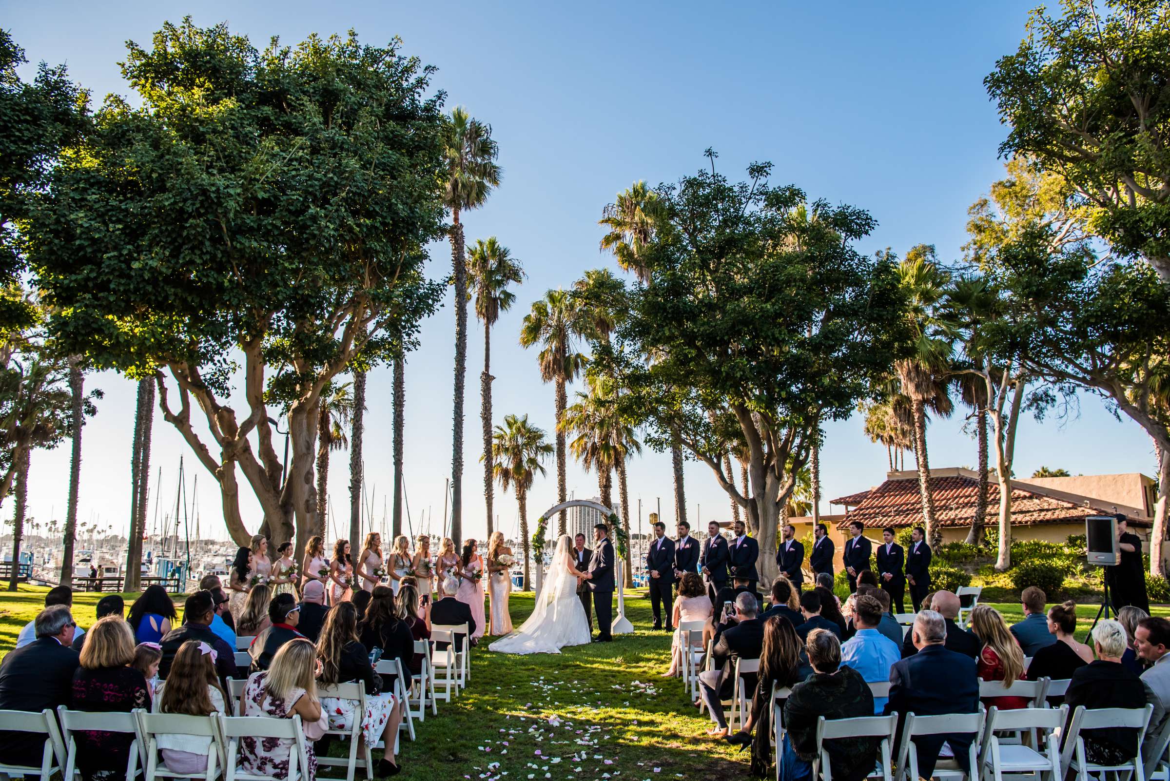 Marina Village Conference Center Wedding coordinated by Holly Kalkin Weddings, Kim and Andres Wedding Photo #40 by True Photography