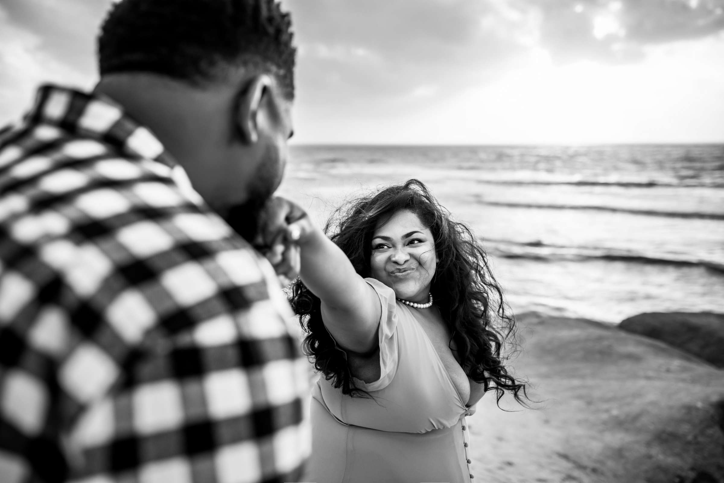 Sunset Cliffs Engagement, Jessica and Michael Engagement Photo #17 by True Photography
