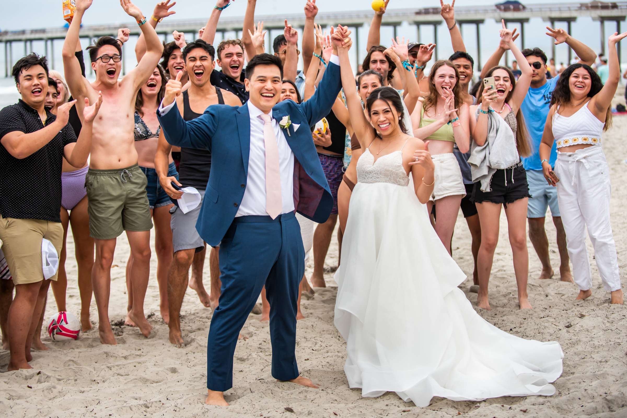 Scripps Seaside Forum Wedding coordinated by Willmus Weddings, Quynh and Tyler Wedding Photo #37 by True Photography