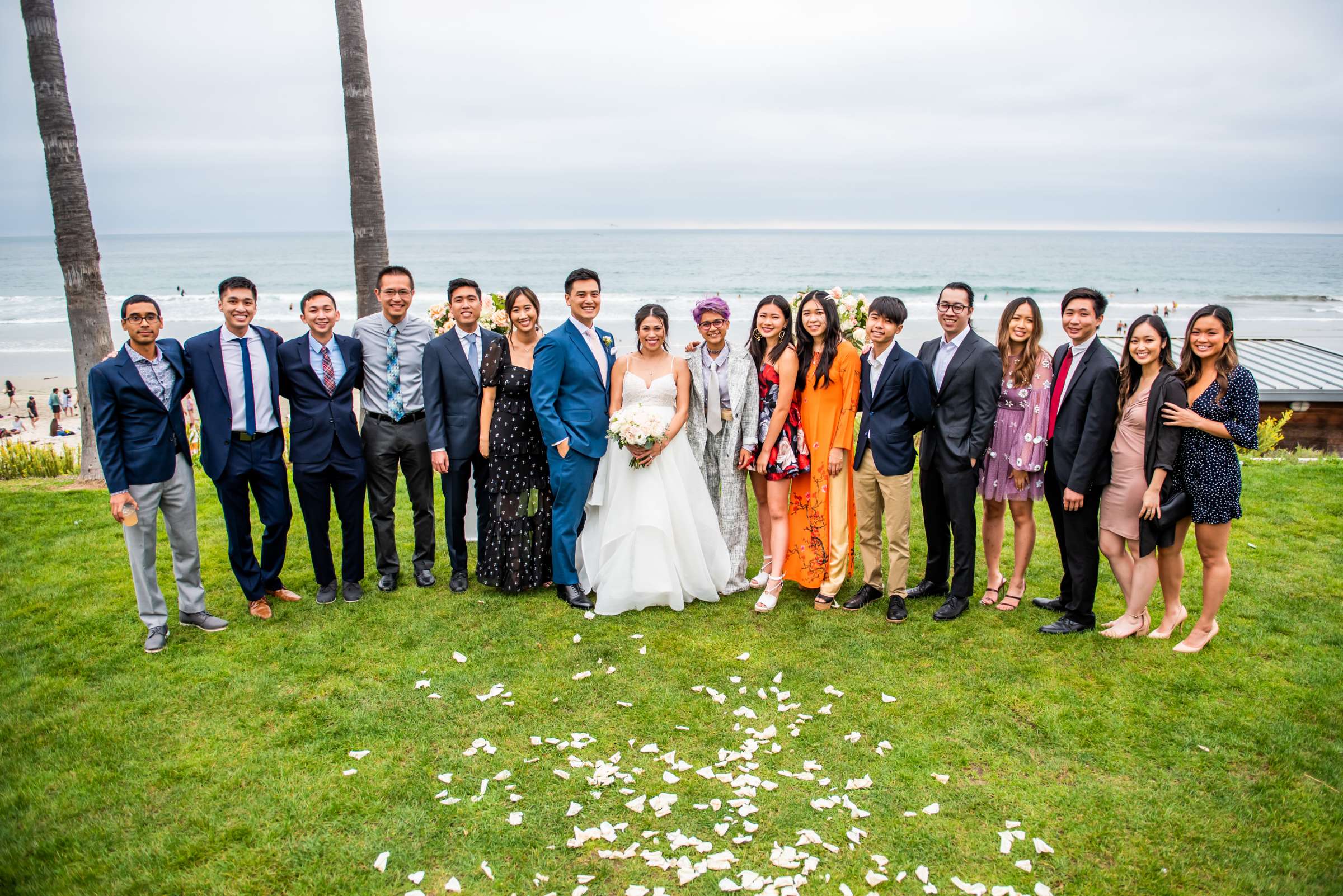 Scripps Seaside Forum Wedding coordinated by Willmus Weddings, Quynh and Tyler Wedding Photo #111 by True Photography