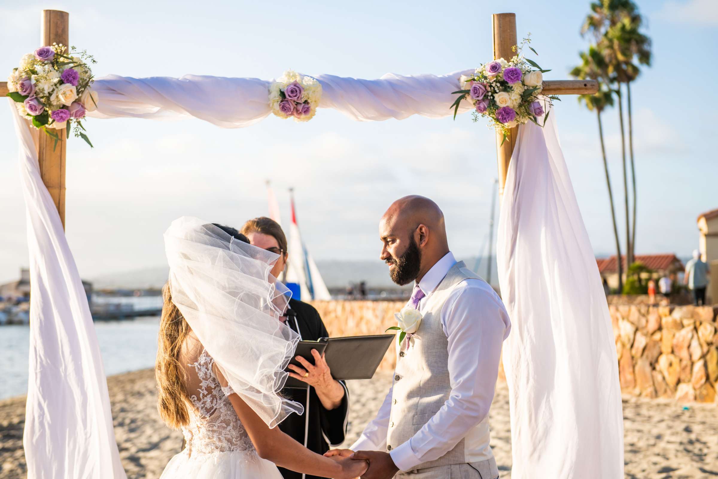 San Diego Mission Bay Resort Wedding coordinated by Elements of Style, Ana and Bobby Wedding Photo #43 by True Photography