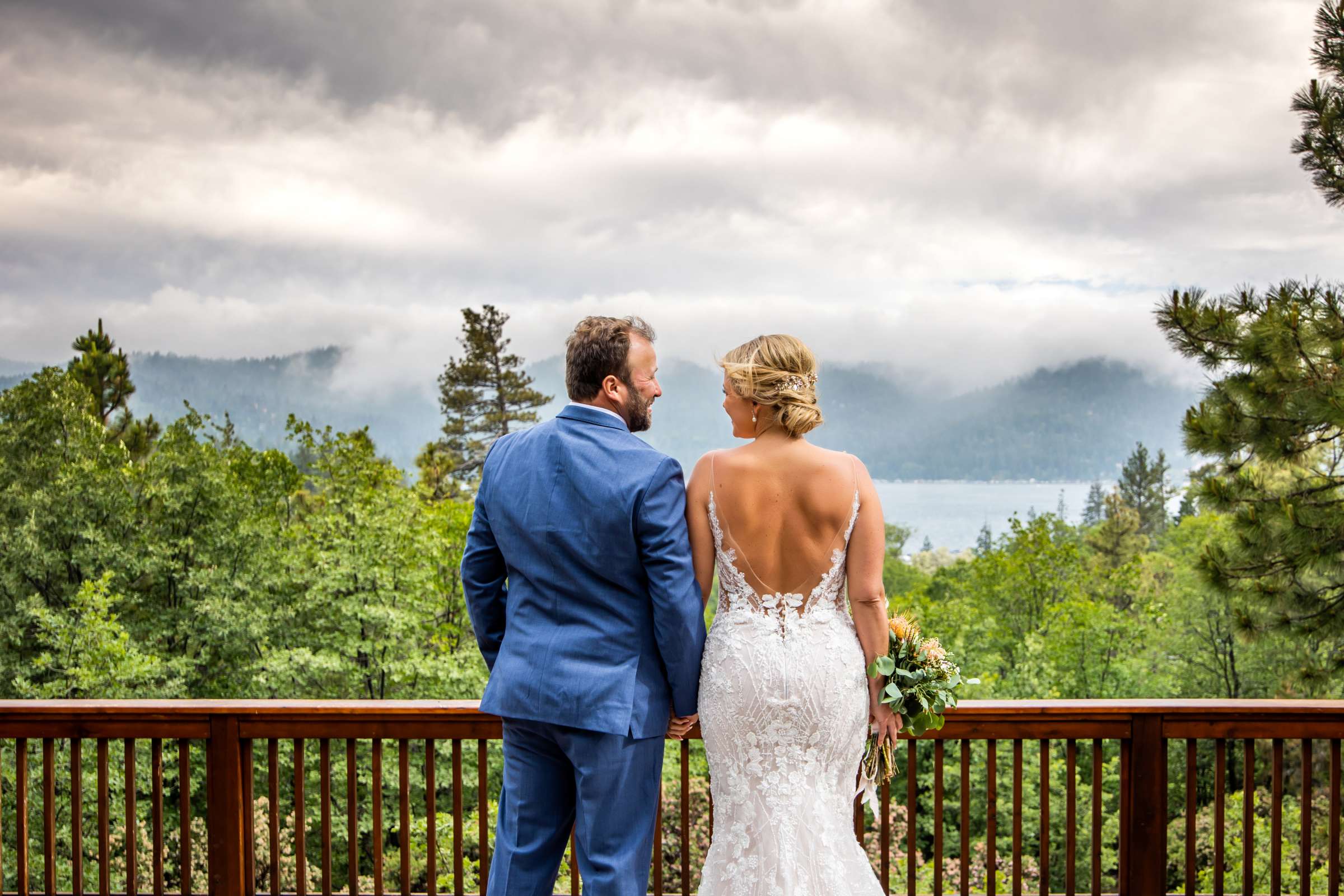 UCLA Lake Arrowhead Lodge Wedding coordinated by Dimadeline and Company, Kirsten and Chris Wedding Photo #4 by True Photography