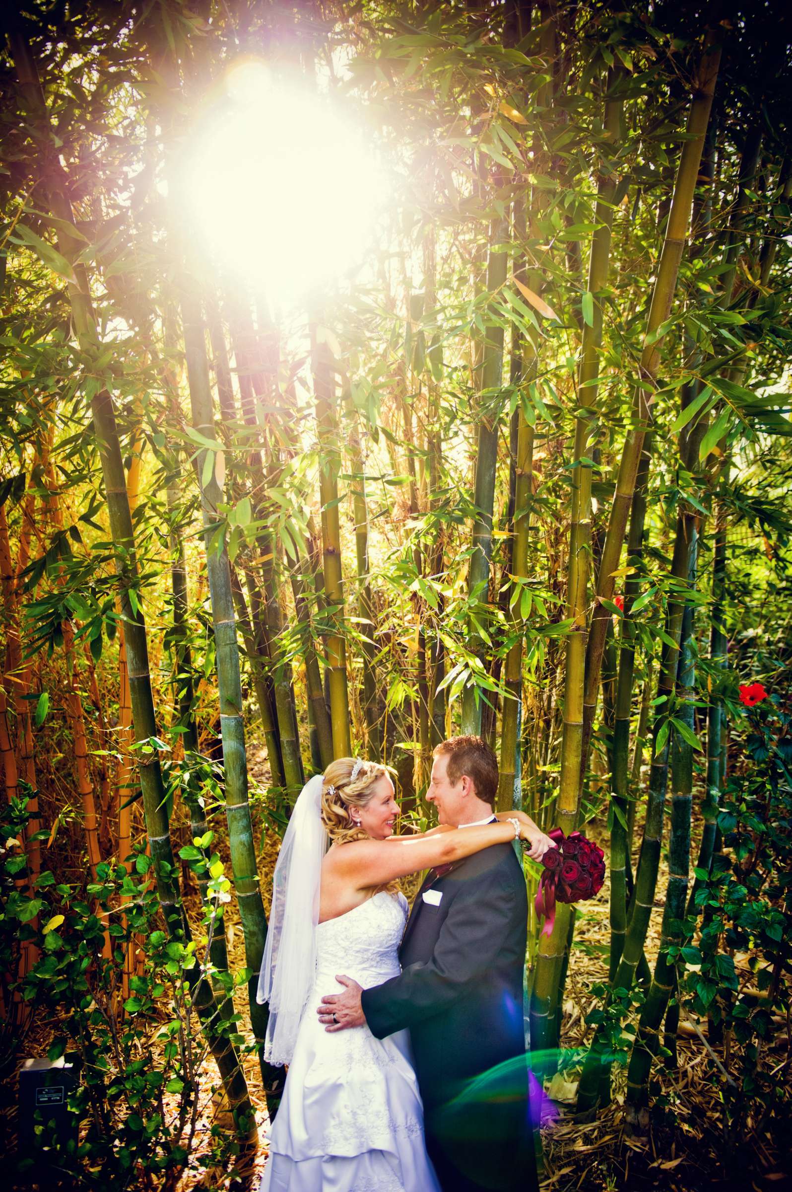 Tropical at Grand Tradition Estate Wedding coordinated by Grand Tradition Estate, Christine and Christopher Wedding Photo #2 by True Photography