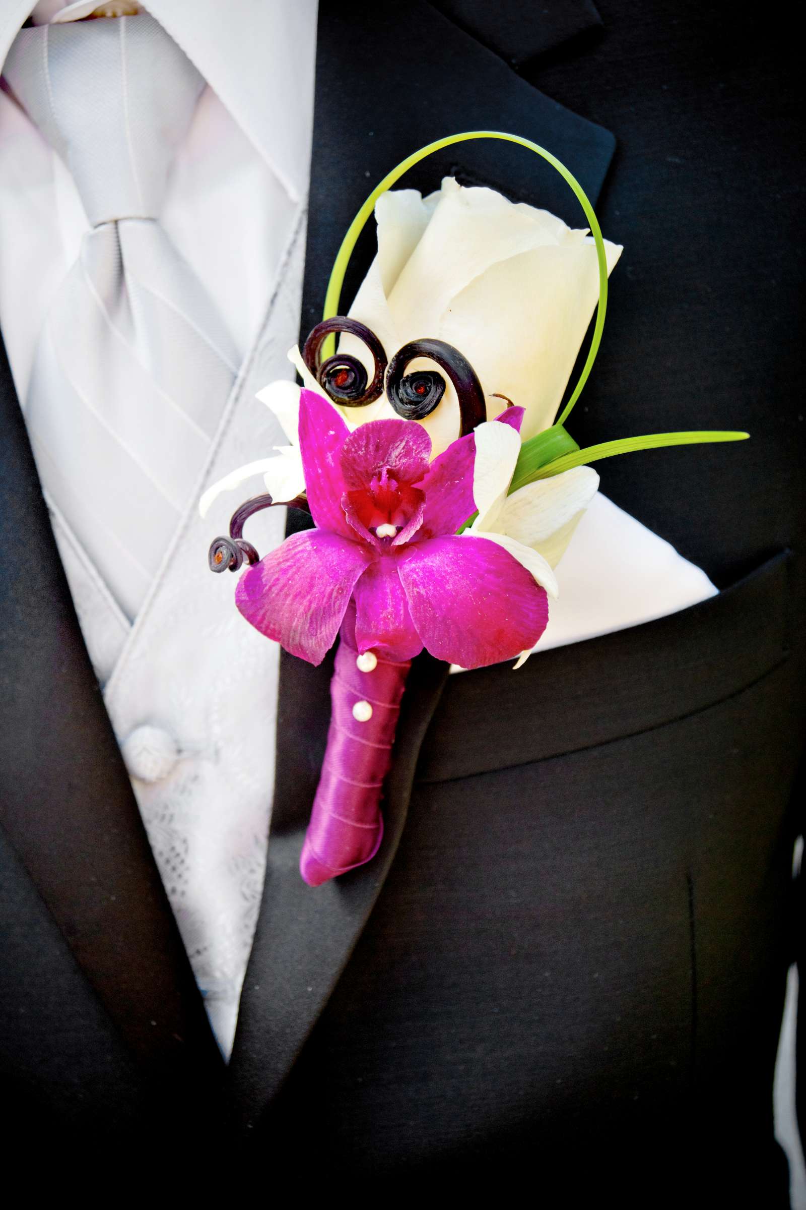 boutonnière at Lodge at Torrey Pines Wedding, Jessica and Sang Wedding Photo #32709 by True Photography