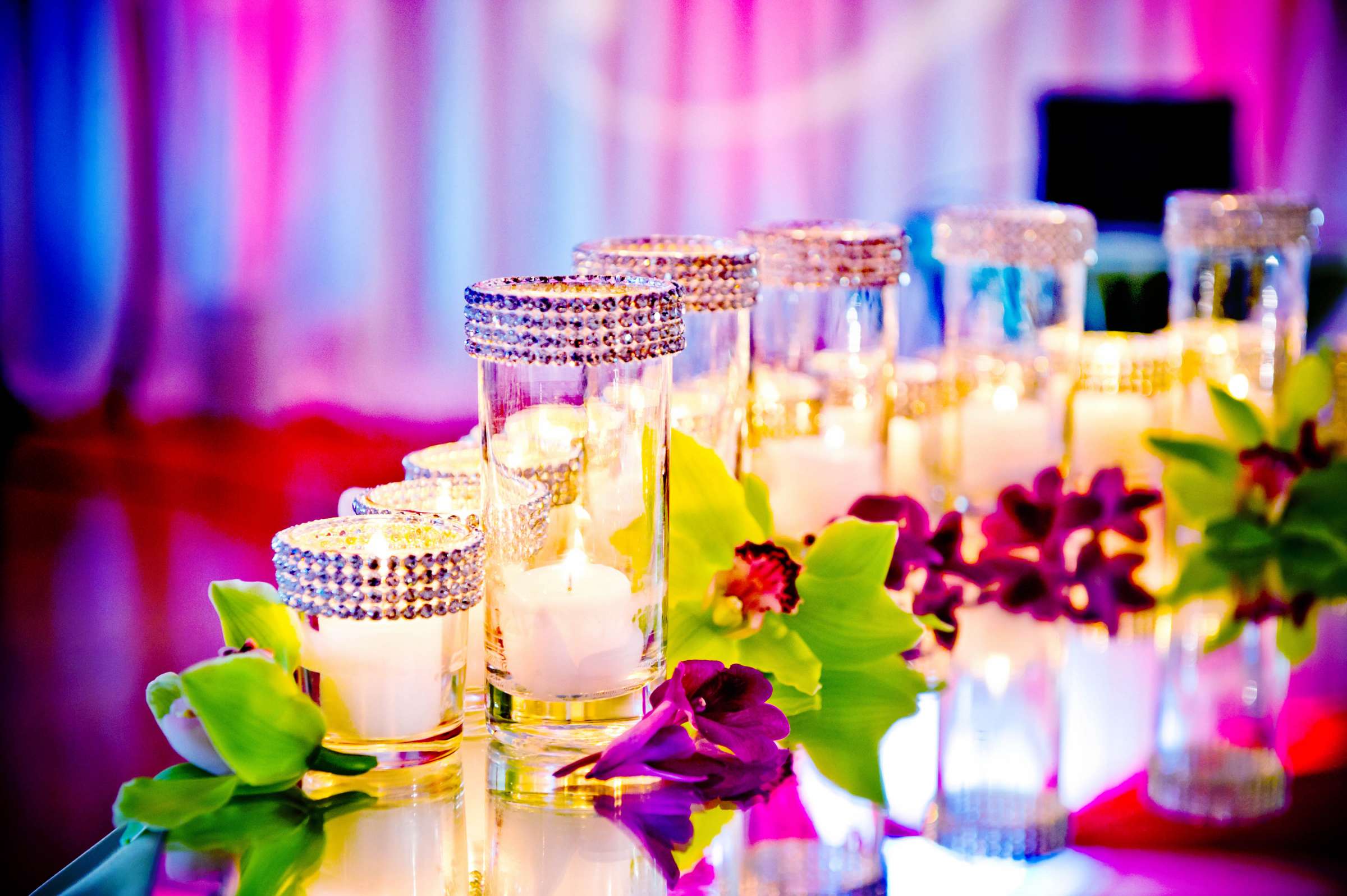 Candles at Vista Optimist Club Wedding, Heather and Jason Wedding Photo #35798 by True Photography