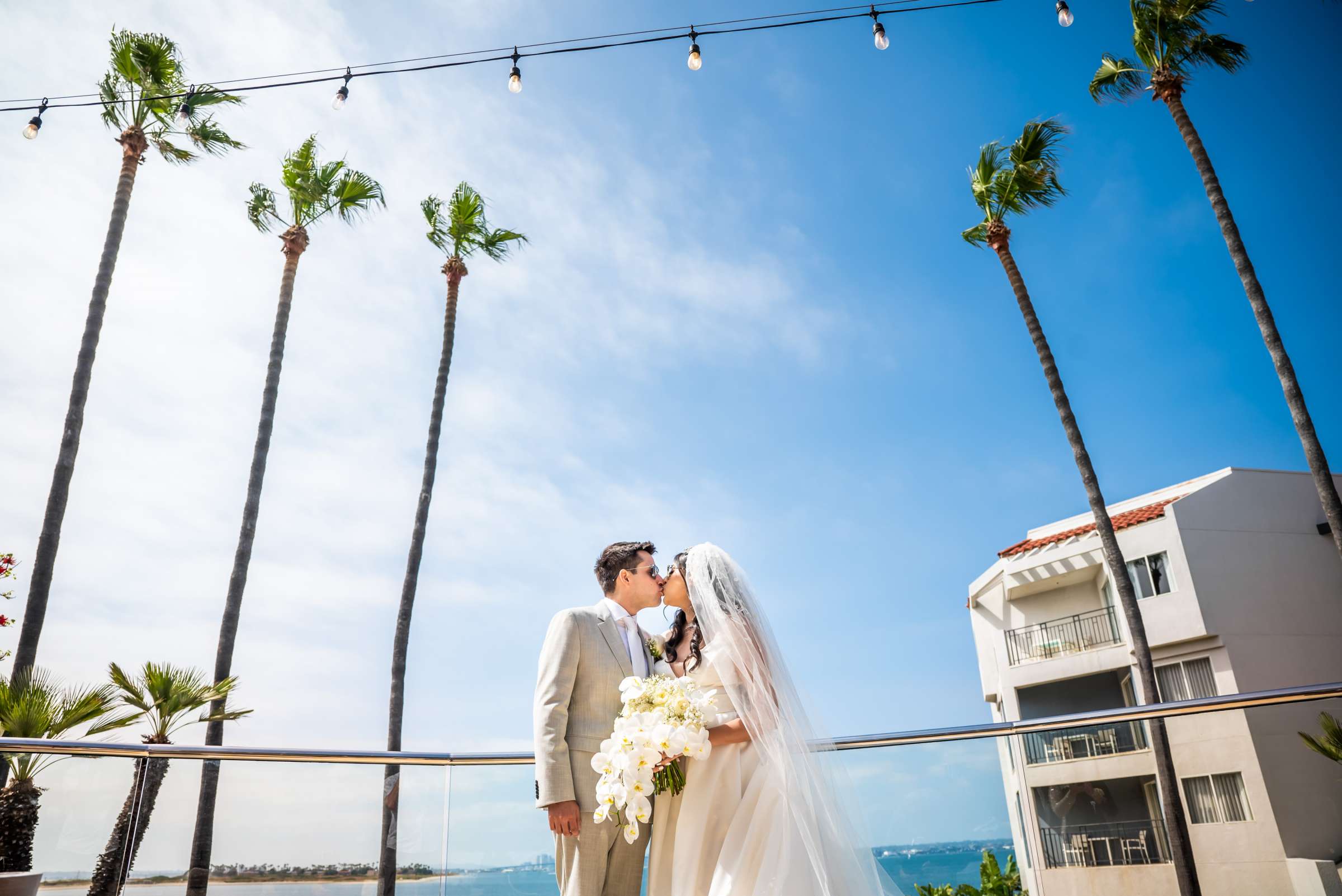 Loews Coronado Bay Resort Wedding coordinated by Back Patio Event Design, Nayeli and Andrew Wedding Photo #1 by True Photography