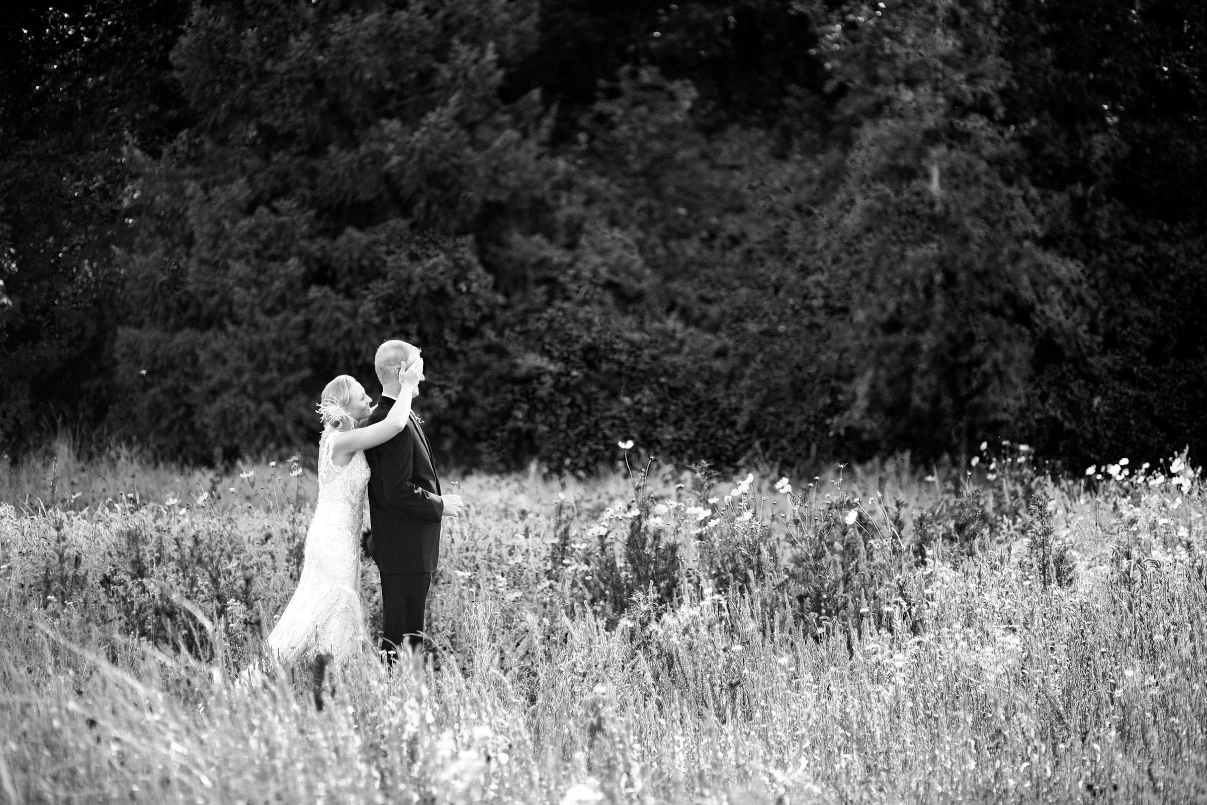 Flower Field at Wedding, Laurie and David Wedding Photo #77110 by True Photography