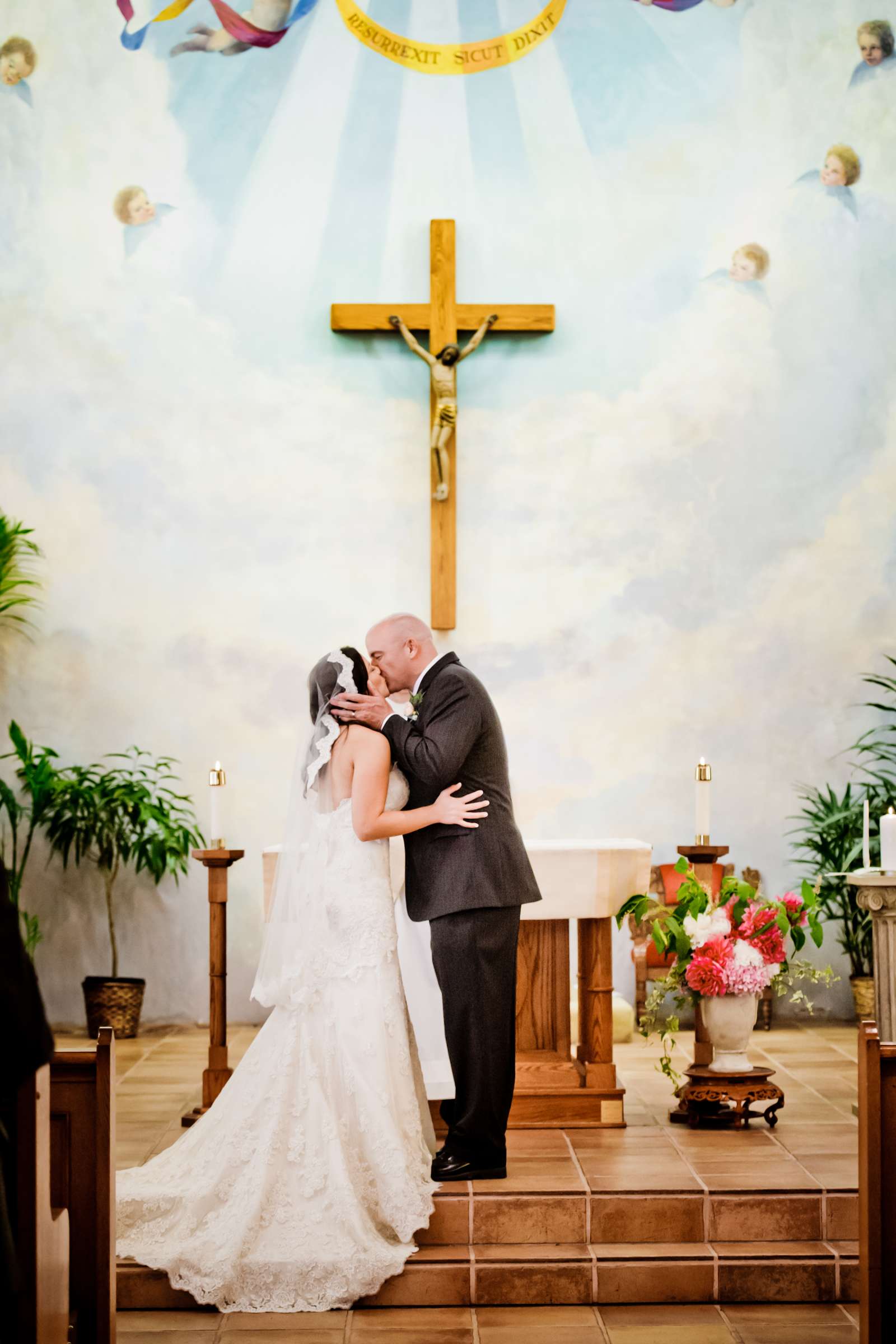Church at Wedding, Vanessa and Jack Wedding Photo #33 by True Photography