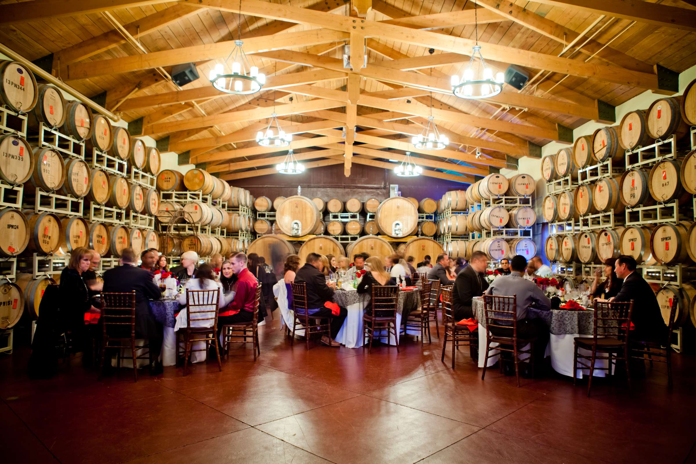 Winery, Reception at Ponte Estate Winery Wedding, Aleida and Bob Wedding Photo #113634 by True Photography