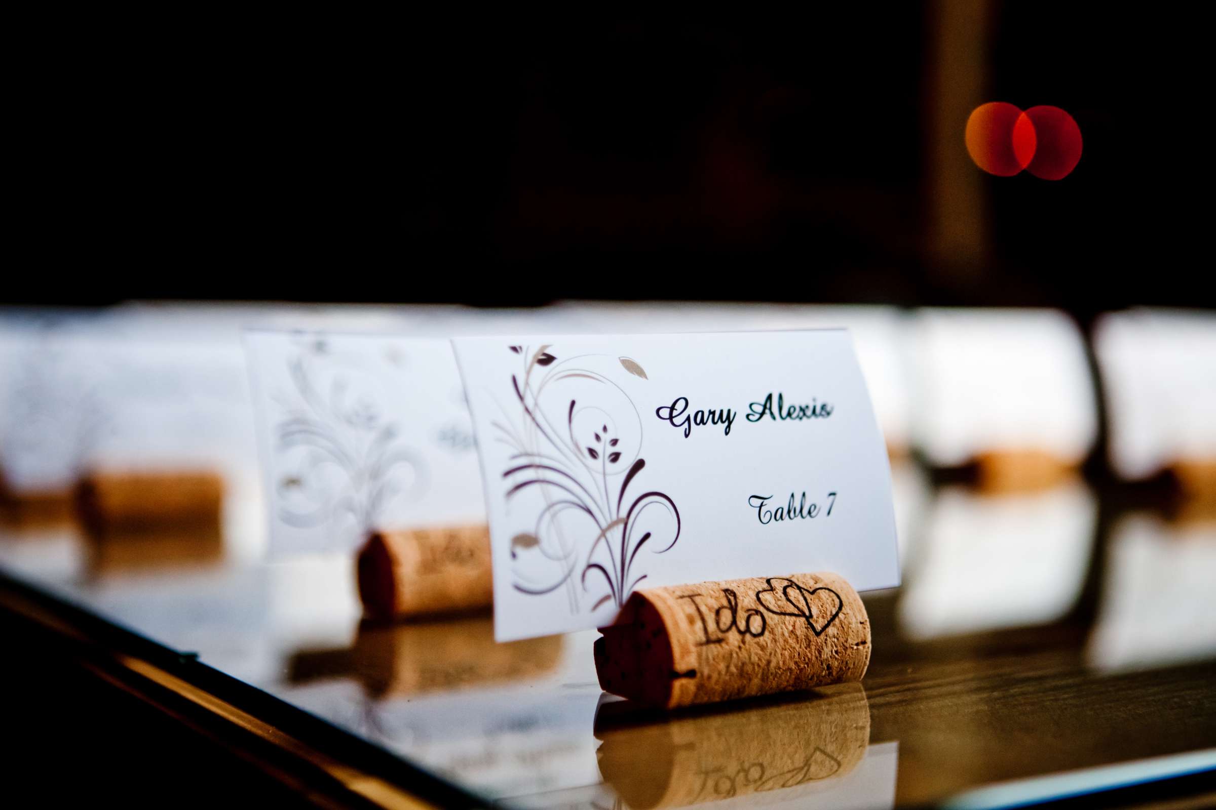 Name Cards at Ponte Estate Winery Wedding, Aleida and Bob Wedding Photo #113644 by True Photography