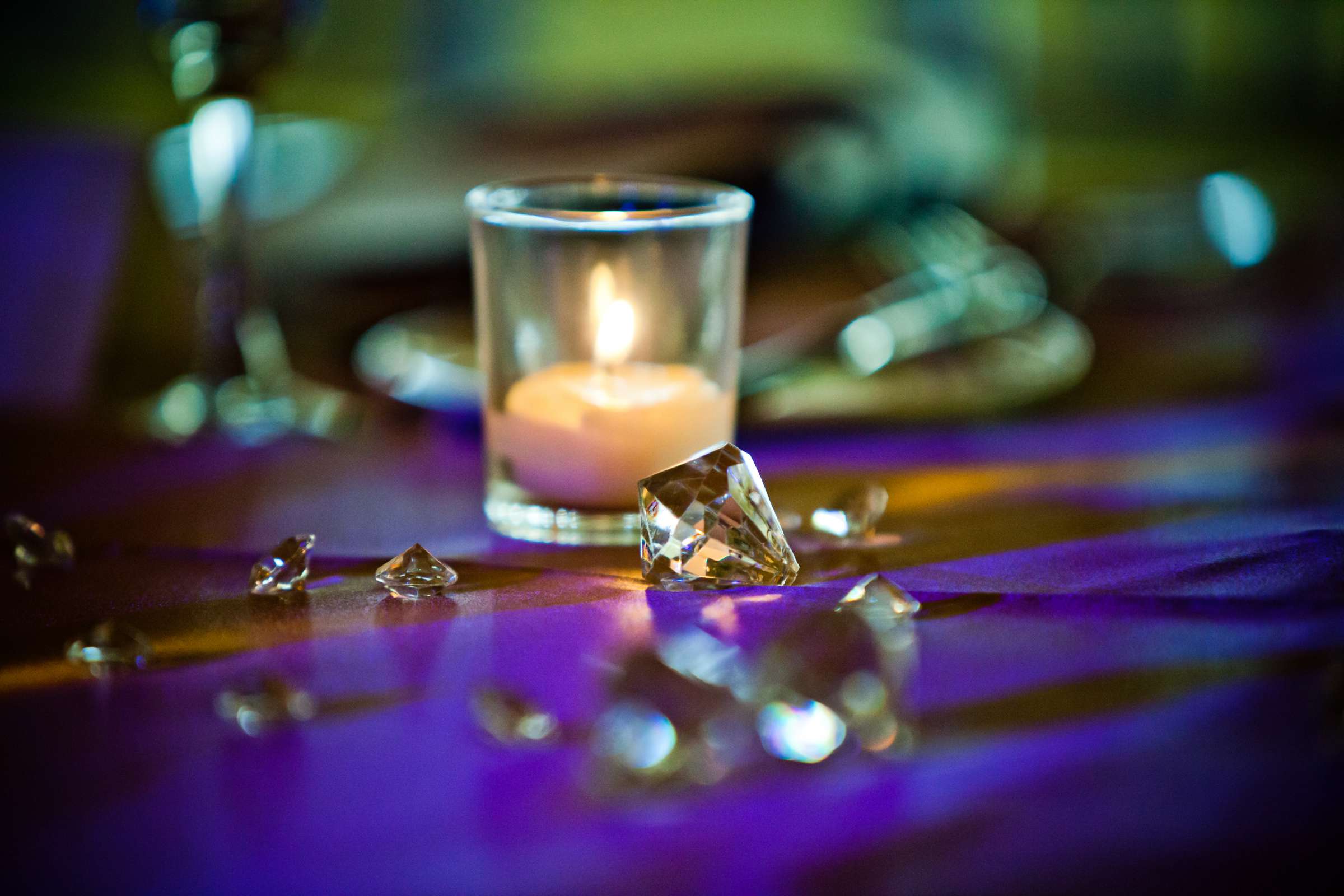 Candles at Hotel Del Coronado Wedding coordinated by Victoria Weddings & Events, Jaclyn and Austin Wedding Photo #55 by True Photography