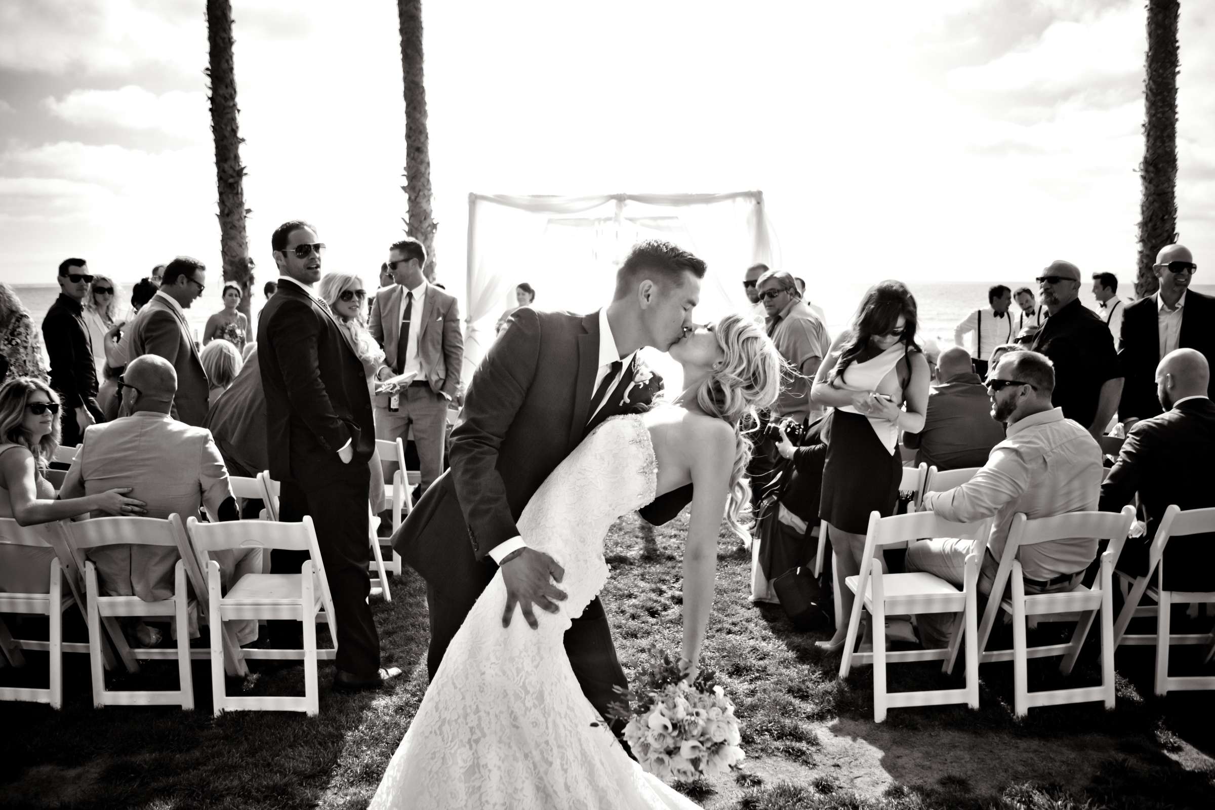Scripps Seaside Forum Wedding coordinated by Carmin Designs, Kelly and Jodie Wedding Photo #37 by True Photography
