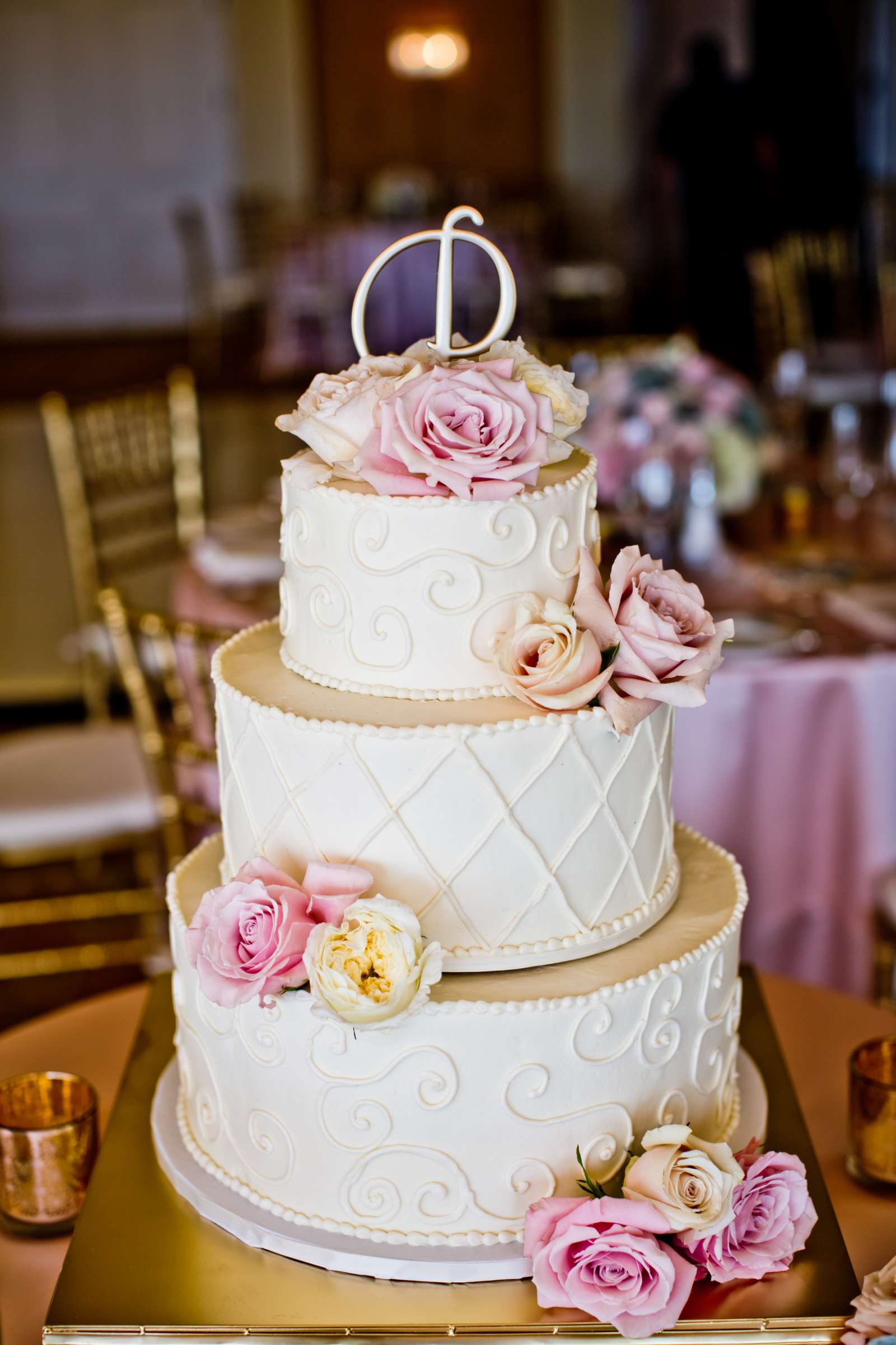 Cake at La Valencia Wedding, Lauren and Chris Wedding Photo #120232 by True Photography