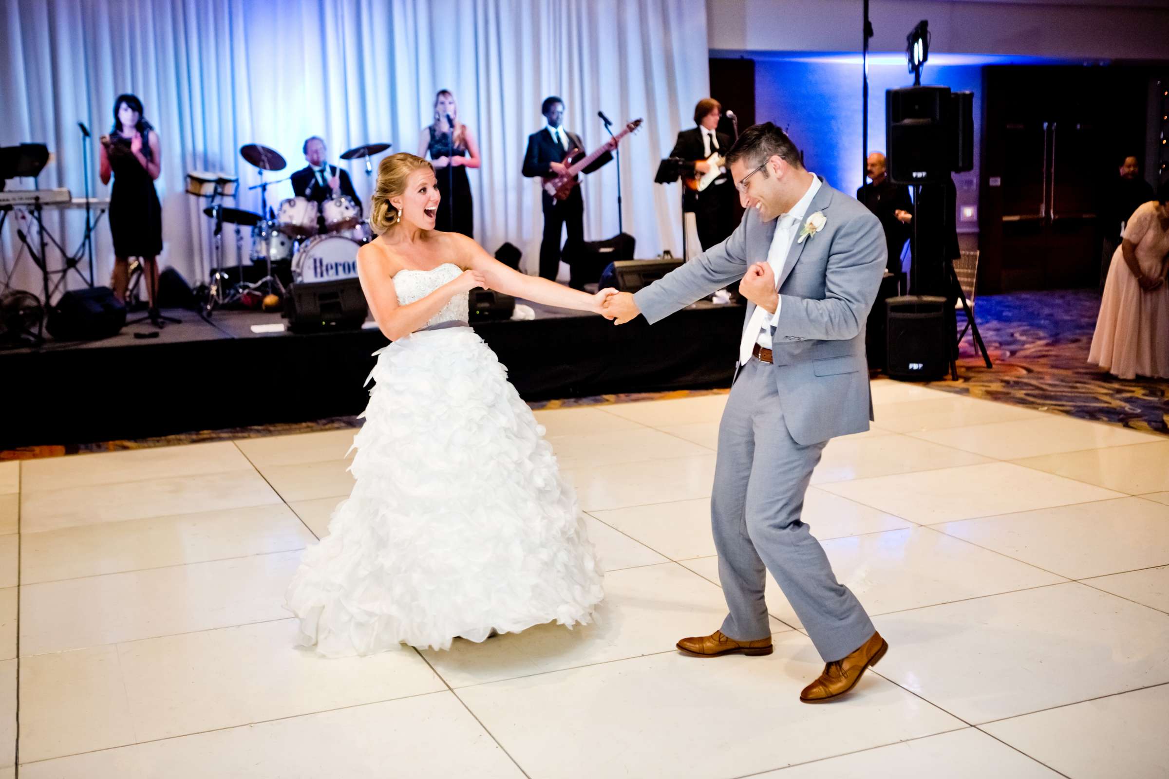First Dance at Marriott Marquis San Diego Marina Wedding coordinated by Victoria Weddings & Events, Rachel and Efrem Wedding Photo #123575 by True Photography