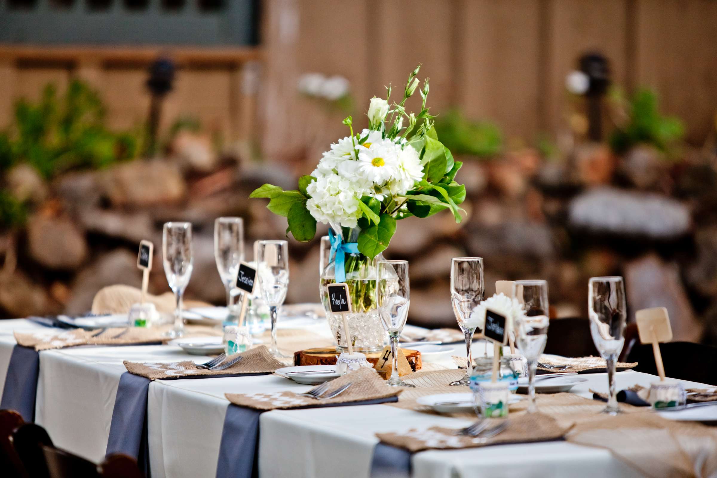 Table Shots at The Ranch at Bandy Canyon Wedding, Amy and Bryan Wedding Photo #55 by True Photography