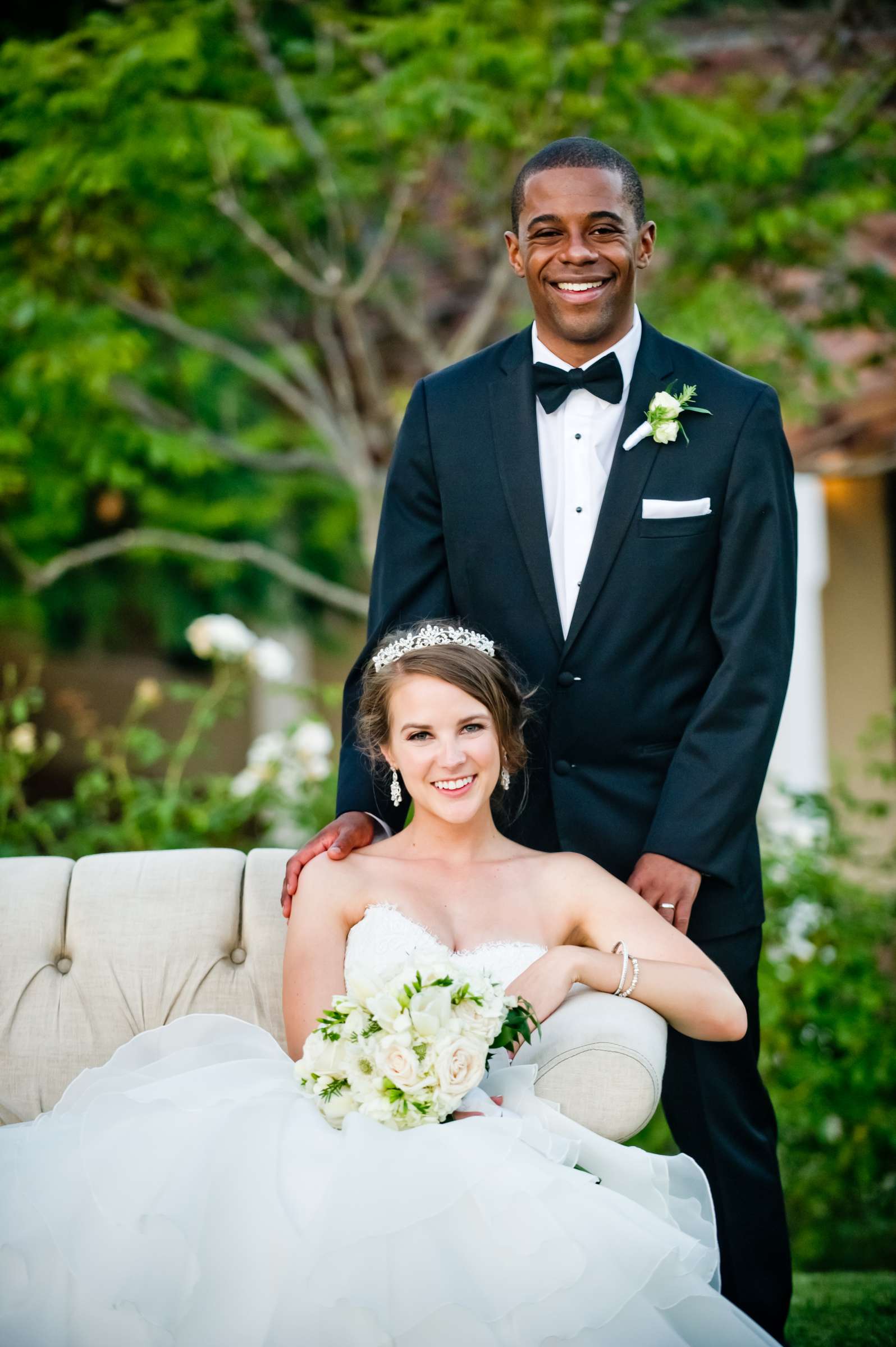 The Inn at Rancho Santa Fe Wedding coordinated by CZ Events, Michelle and Hyatt Wedding Photo #14 by True Photography