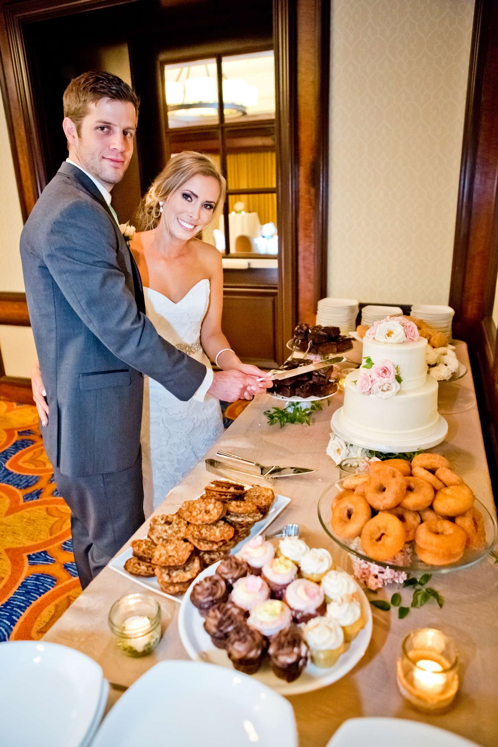 Dessert Table at Omni La Costa Resort & Spa Wedding coordinated by A Diamond Celebration, Merlot and Joe Wedding Photo #52 by True Photography