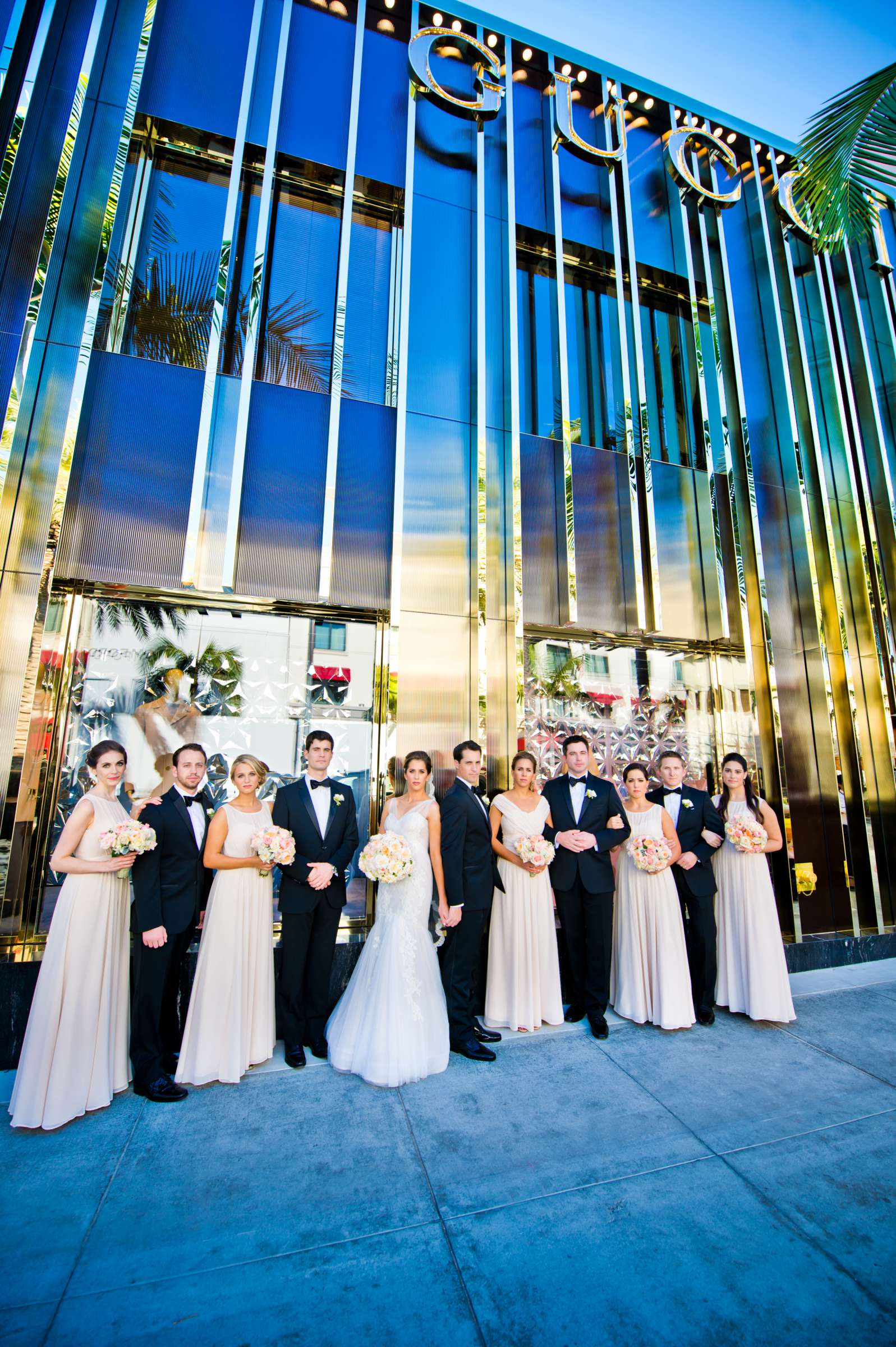 Bridal Party at Beverly Wilshire Wedding coordinated by Pryor Events, Kelly and Julio Wedding Photo #25 by True Photography