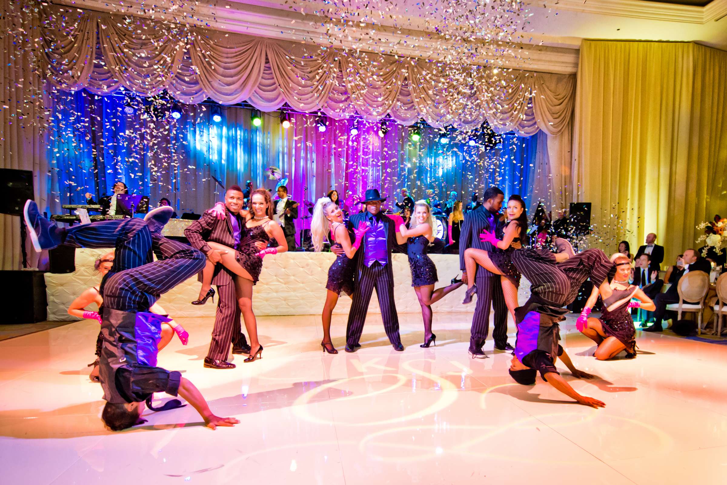 Dancing at Beverly Wilshire Wedding coordinated by Pryor Events, Kelly and Julio Wedding Photo #34 by True Photography