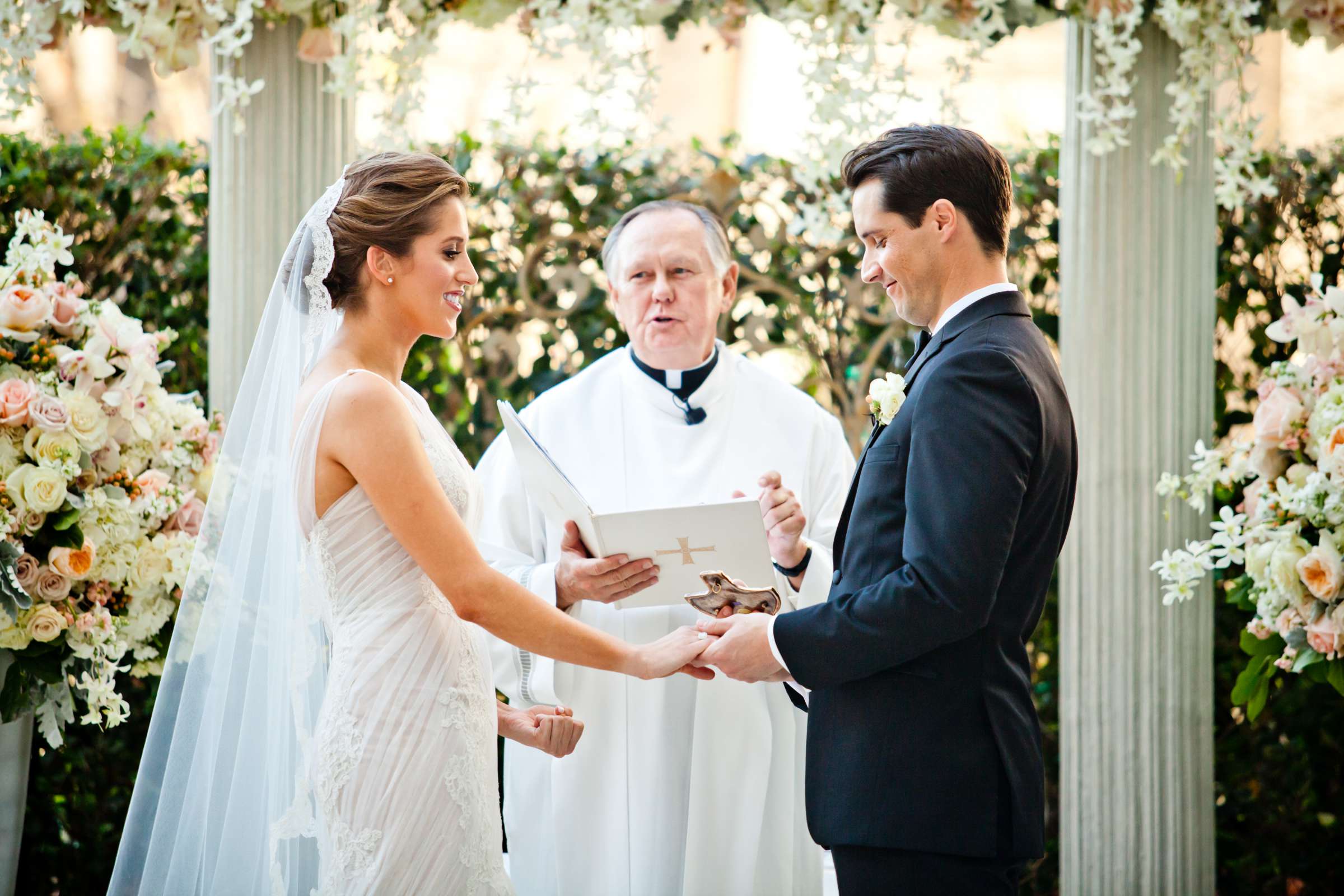 Ceremony at Beverly Wilshire Wedding coordinated by Pryor Events, Kelly and Julio Wedding Photo #75 by True Photography