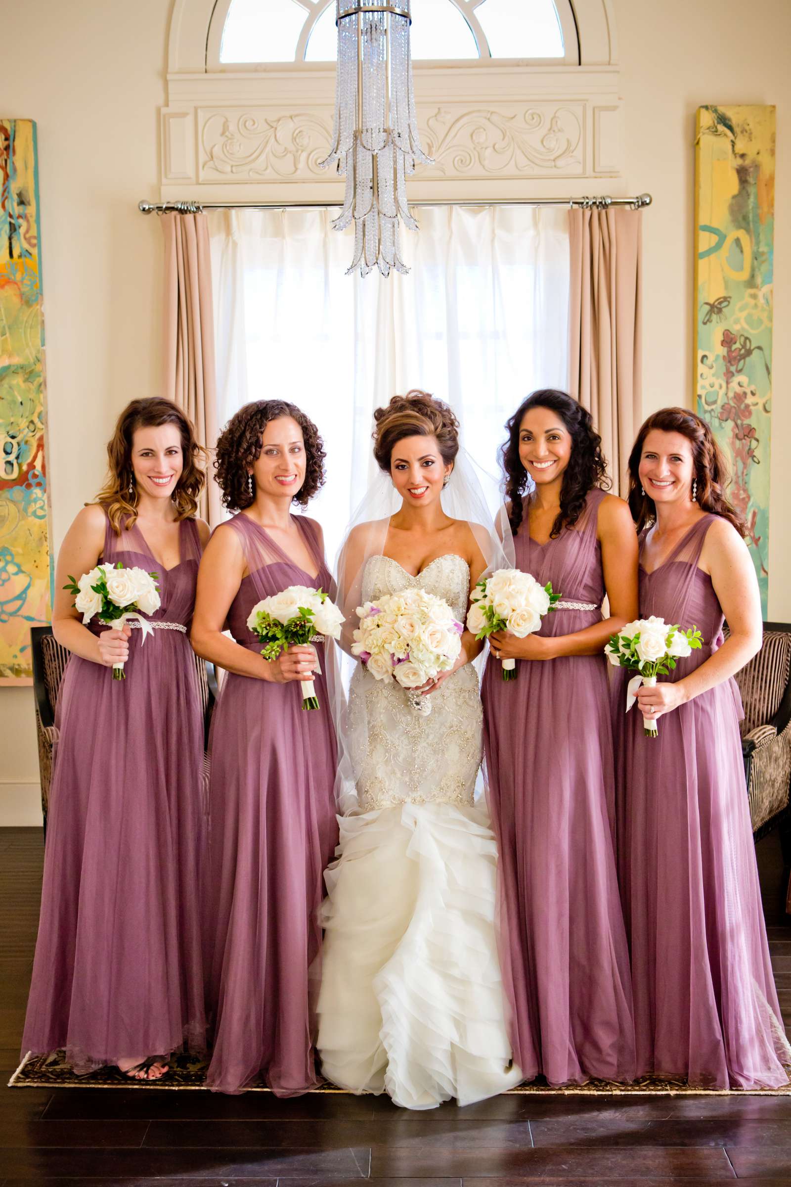 Bridesmaids at US Grant Wedding coordinated by Couture Events, Sherry and Milas Wedding Photo #11 by True Photography