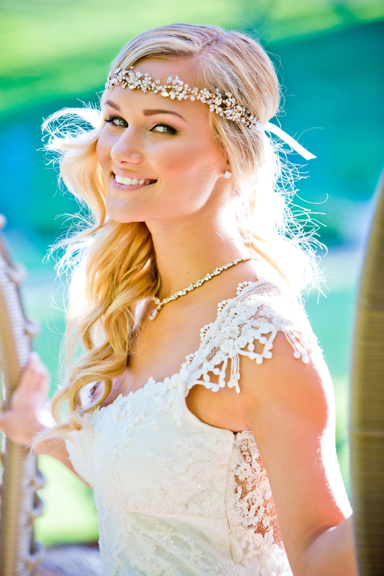 Bride at Temecula Creek Inn Wedding coordinated by LexxEvents, Mariah and Phillip Wedding Photo #5 by True Photography