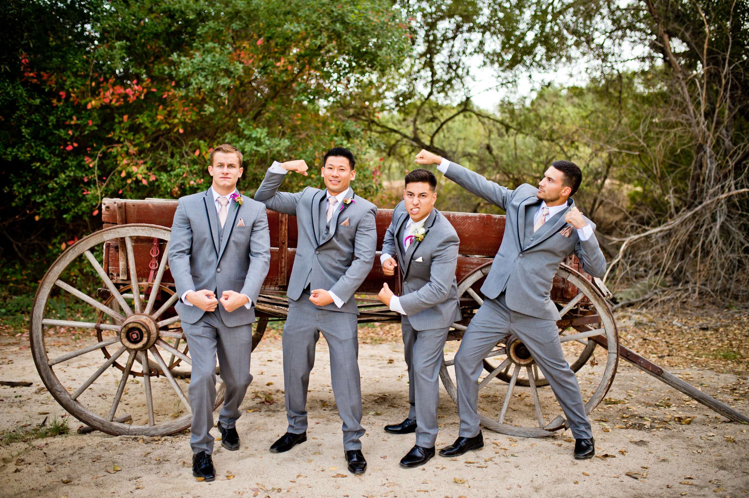 Groomsmen at Temecula Creek Inn Wedding coordinated by LexxEvents, Mariah and Phillip Wedding Photo #29 by True Photography