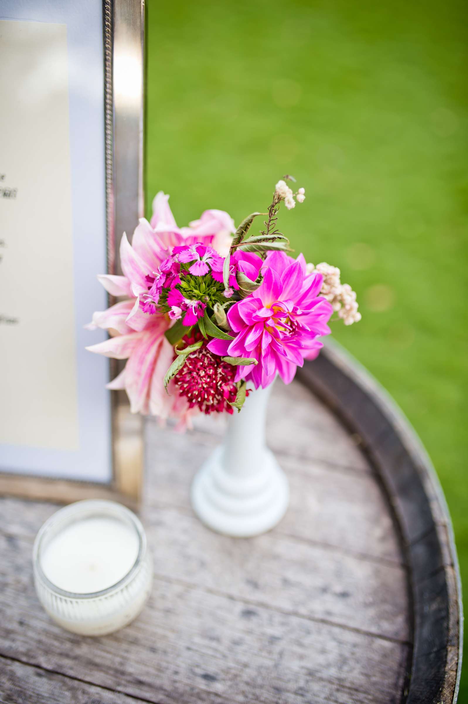 Flowers at Temecula Creek Inn Wedding coordinated by LexxEvents, Mariah and Phillip Wedding Photo #52 by True Photography