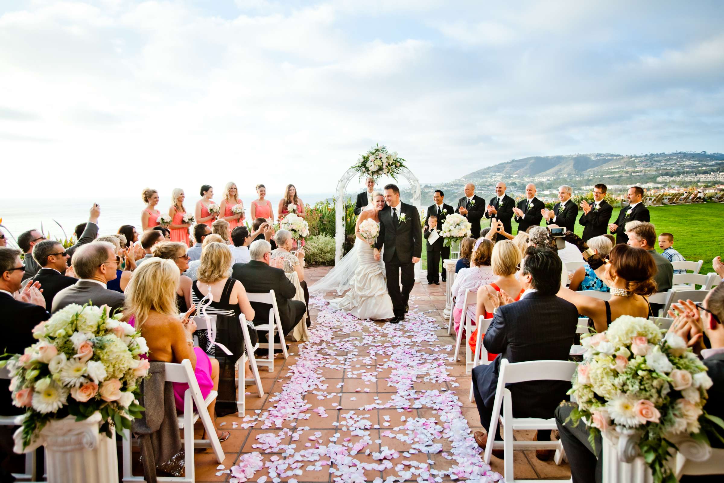 Ceremony at Ritz Carlton-Laguna Niguel Wedding coordinated by Ciao Bella Events and Weddings, Laura and Steve Wedding Photo #136635 by True Photography