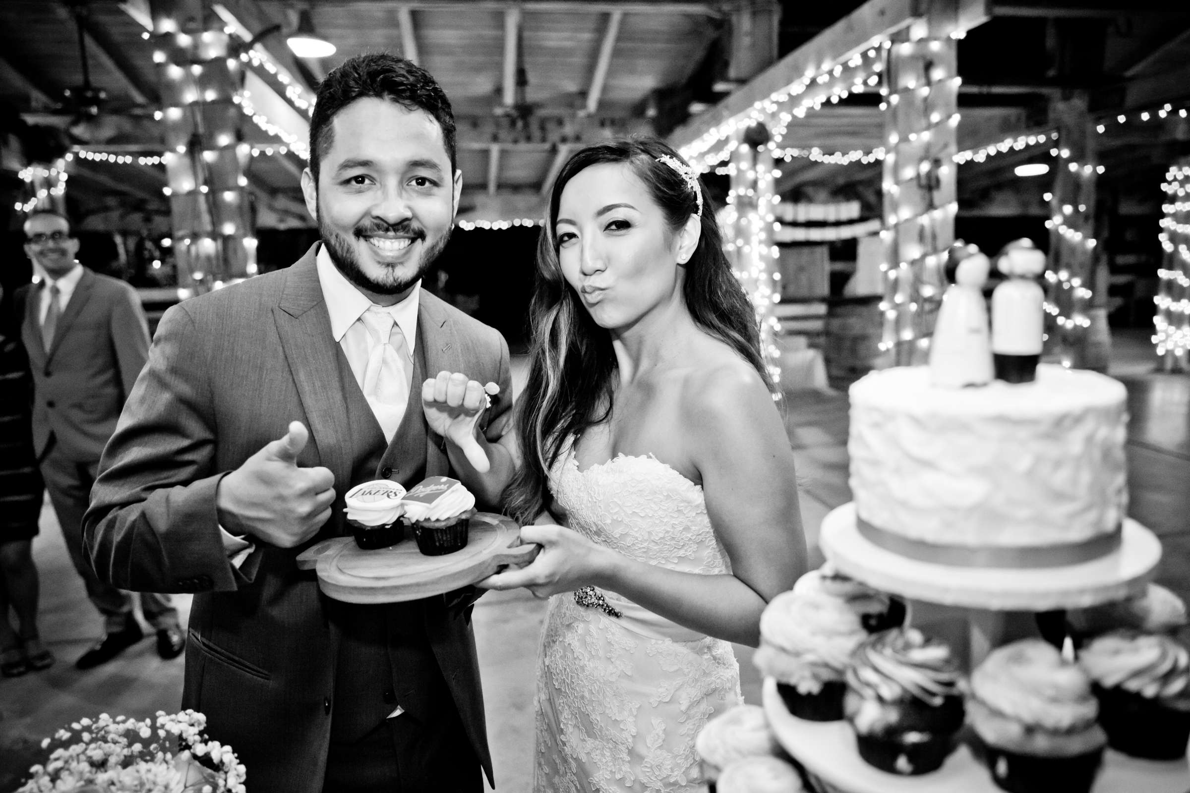 Cake Cutting at Bernardo Winery Wedding coordinated by Lavish Weddings, Michelle and Richard Wedding Photo #137011 by True Photography