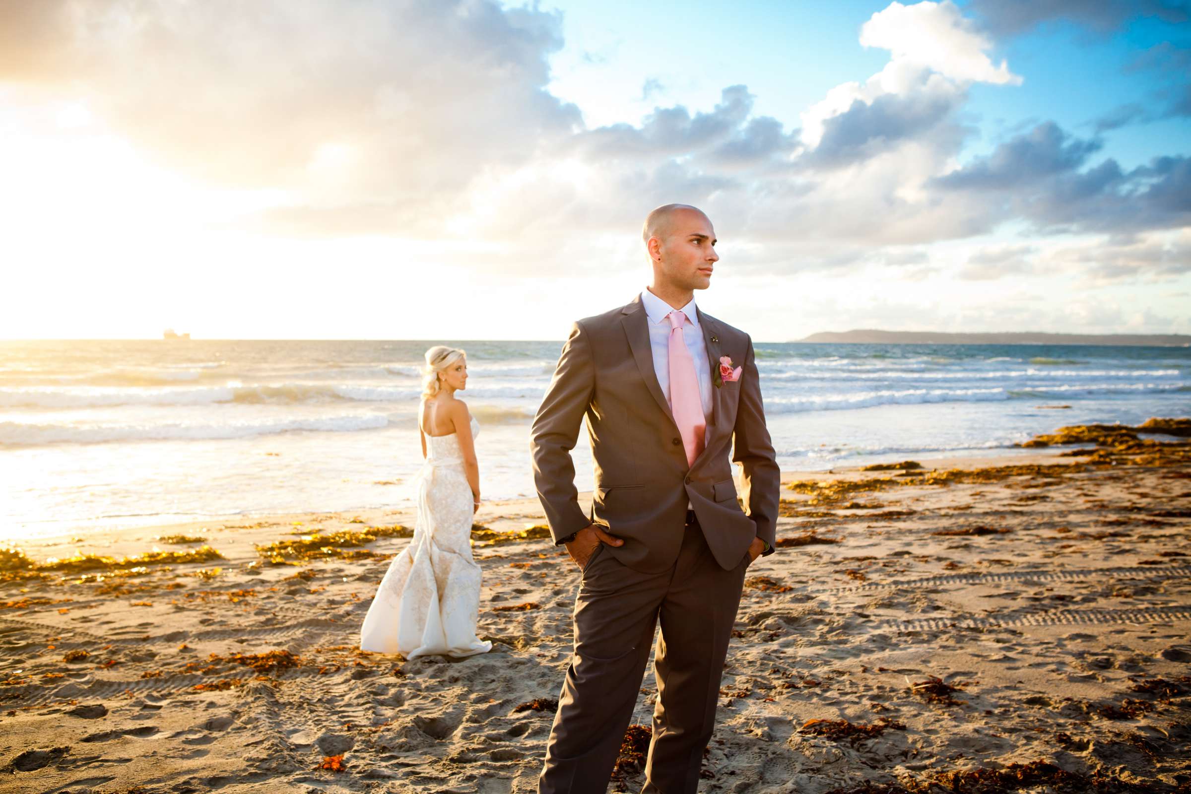 Beach at Wedding coordinated by Creative Affairs Inc, Olivia and Trevor Wedding Photo #137533 by True Photography