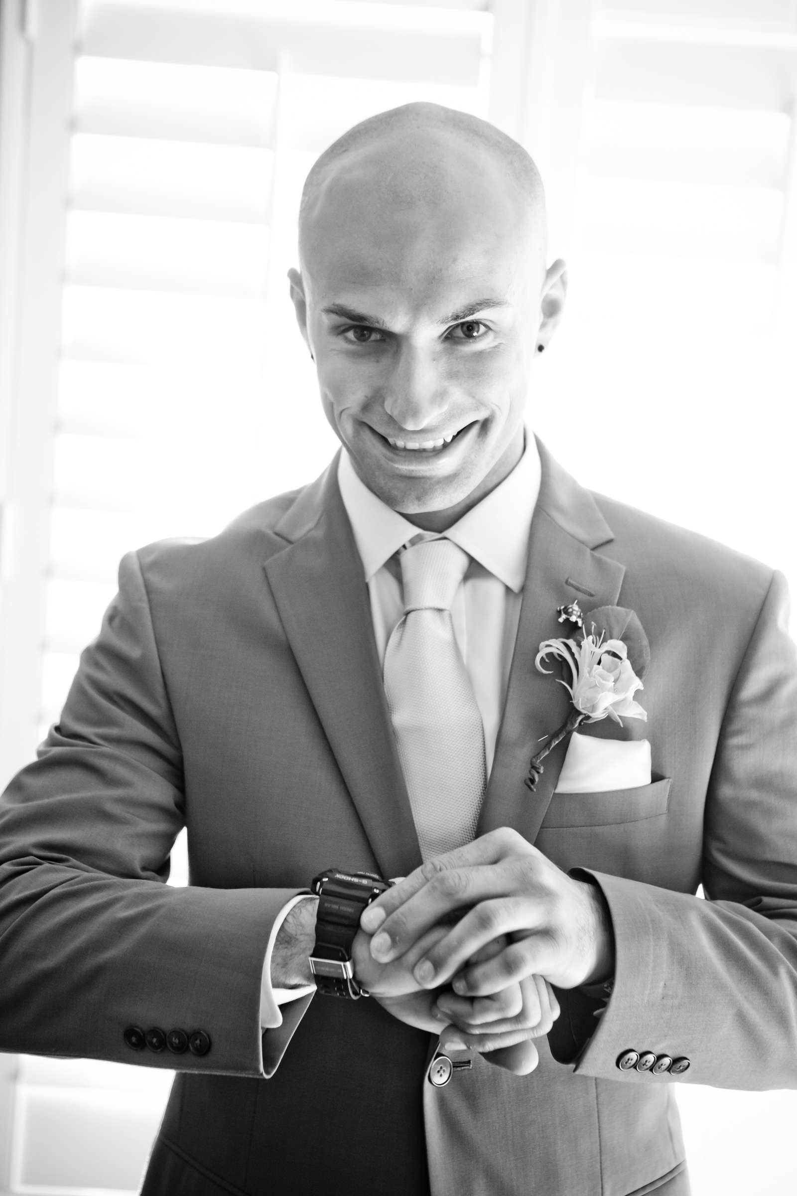 Groom at Wedding coordinated by Creative Affairs Inc, Olivia and Trevor Wedding Photo #137553 by True Photography