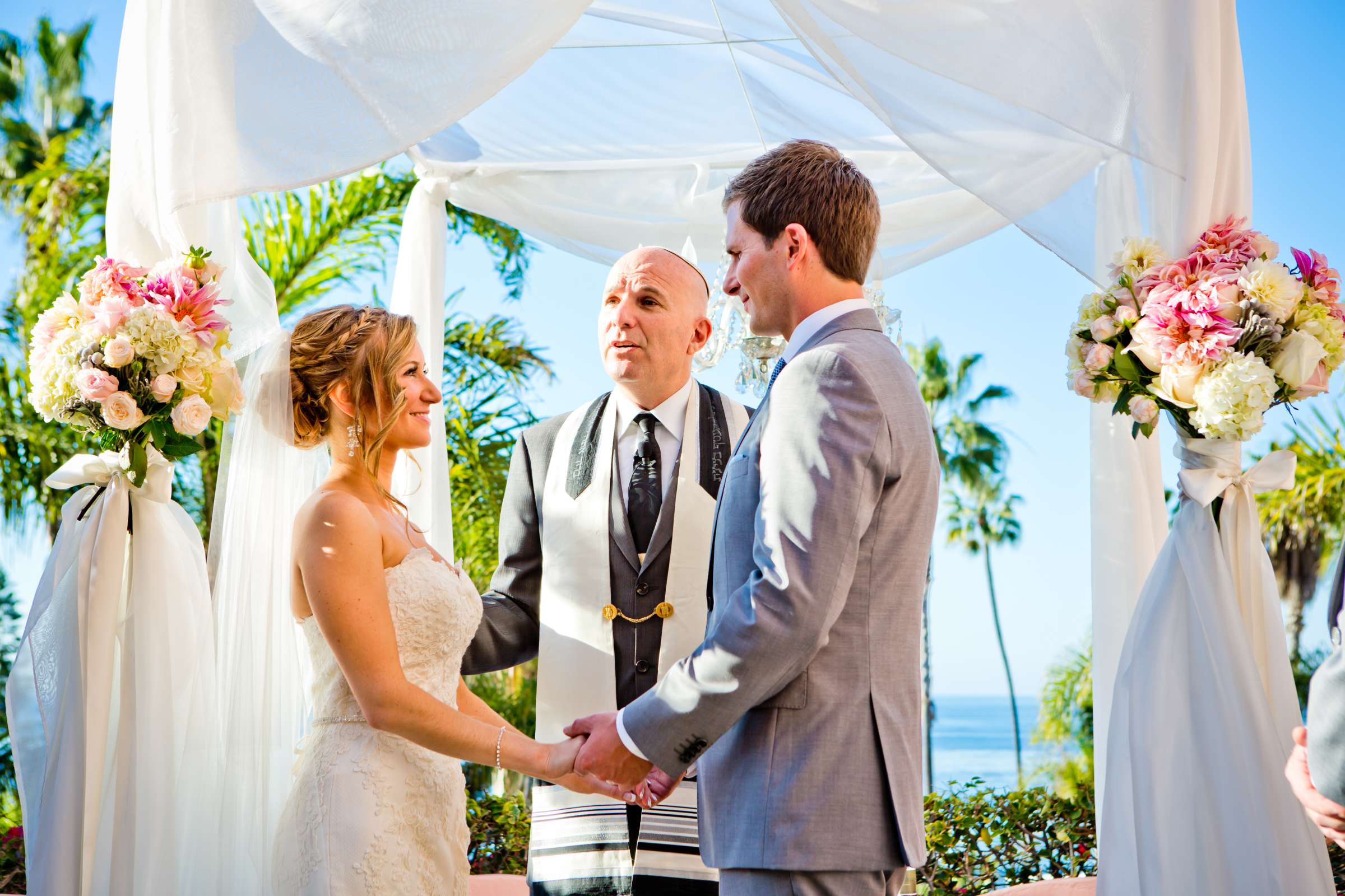 Ceremony at La Valencia Wedding coordinated by Love Marks the Spot, Karin and Nick Wedding Photo #44 by True Photography
