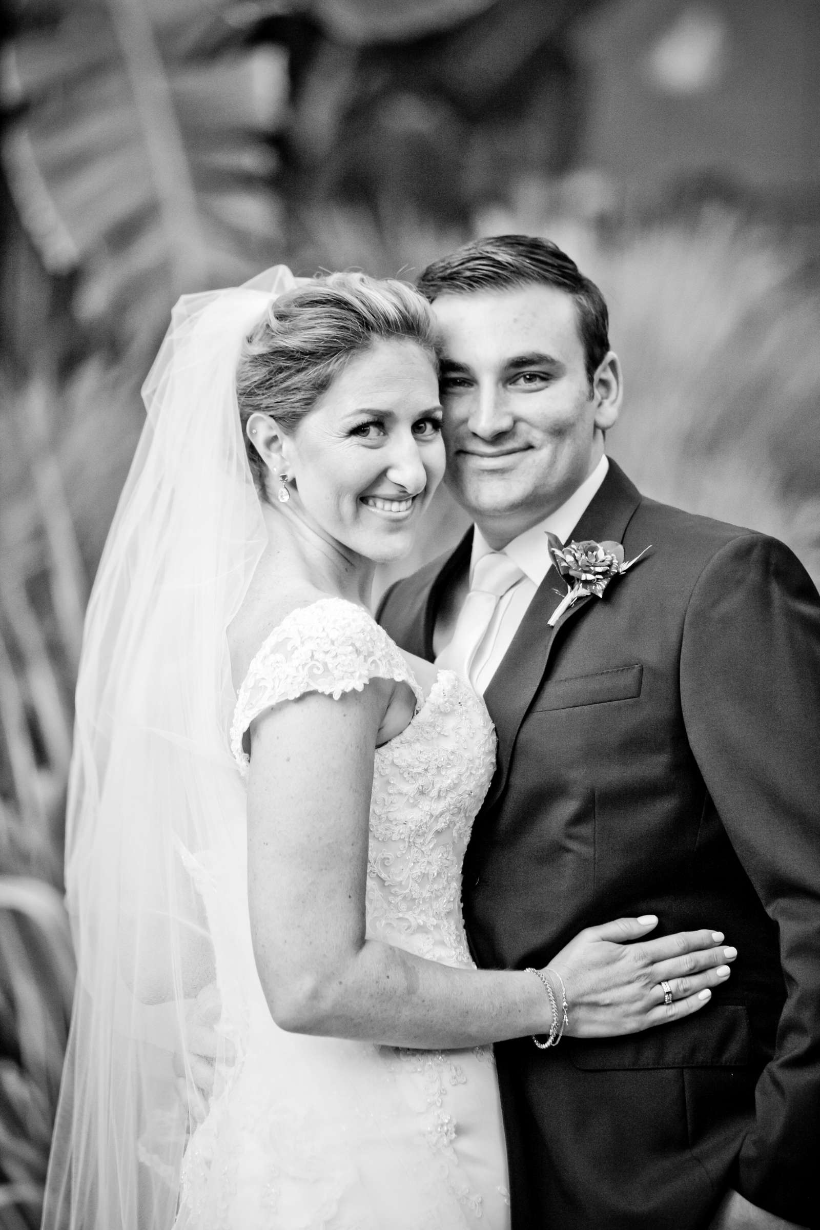 Black and White photo at Hyatt Regency Mission Bay Wedding coordinated by Amy June Weddings & Events, Rachel and Alexander Wedding Photo #10 by True Photography