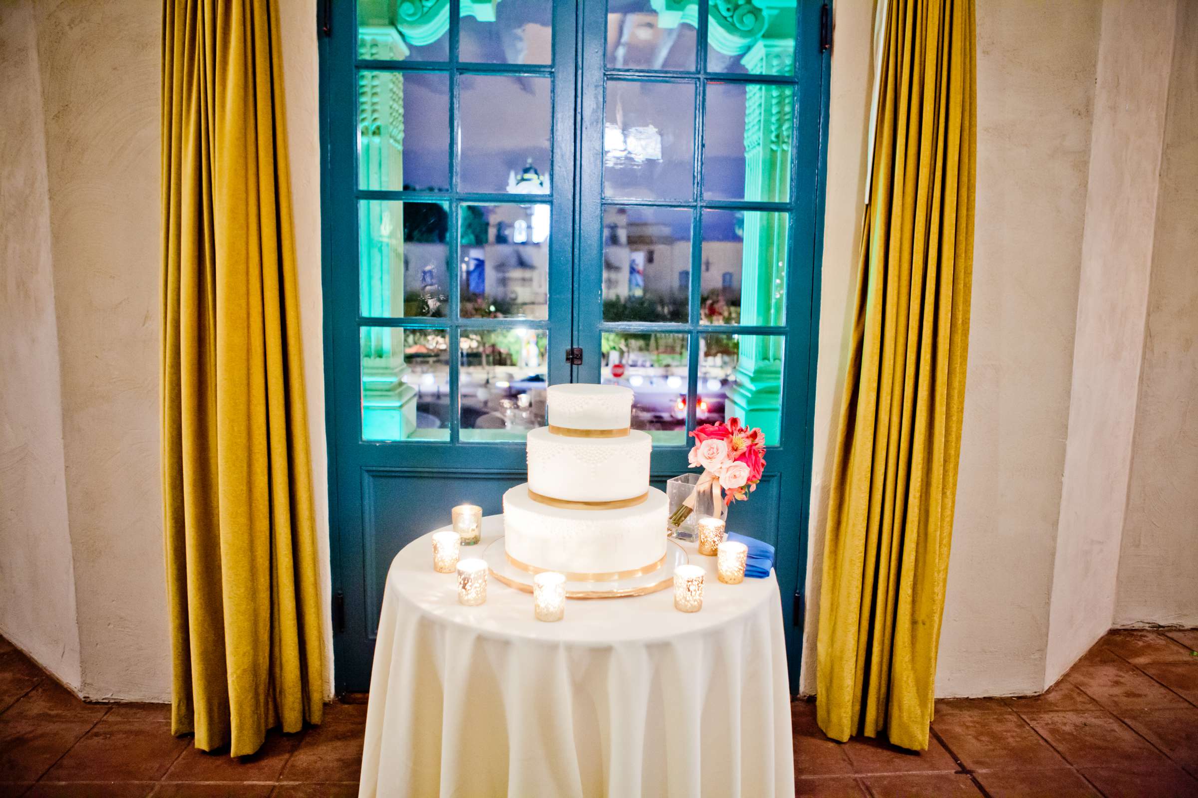 Cake at The Prado Wedding coordinated by First Comes Love Weddings & Events, Erin and Peter Wedding Photo #46 by True Photography