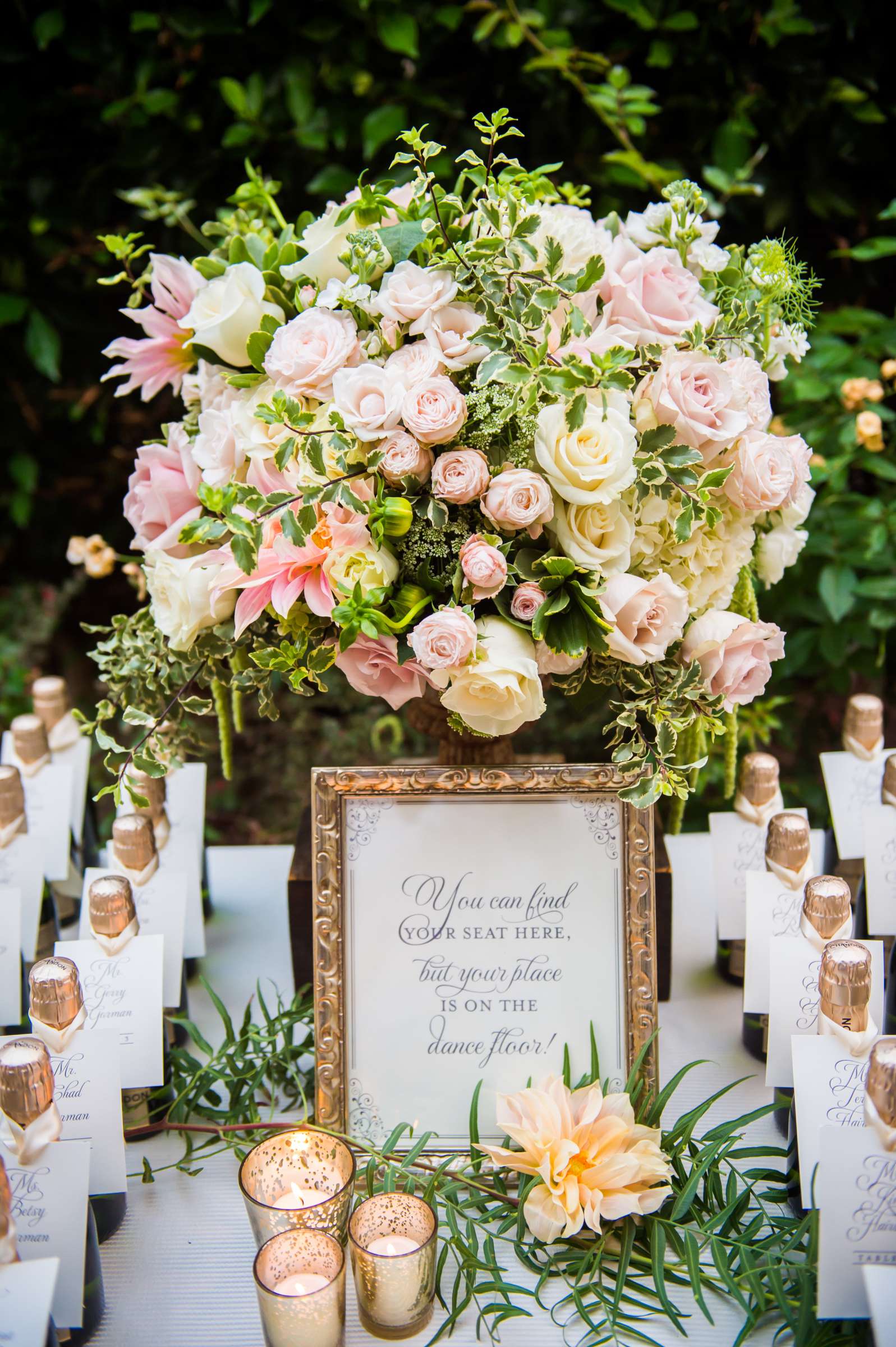 Flowers at Estancia Wedding coordinated by EverAfter Events, Shaina and James Wedding Photo #140896 by True Photography