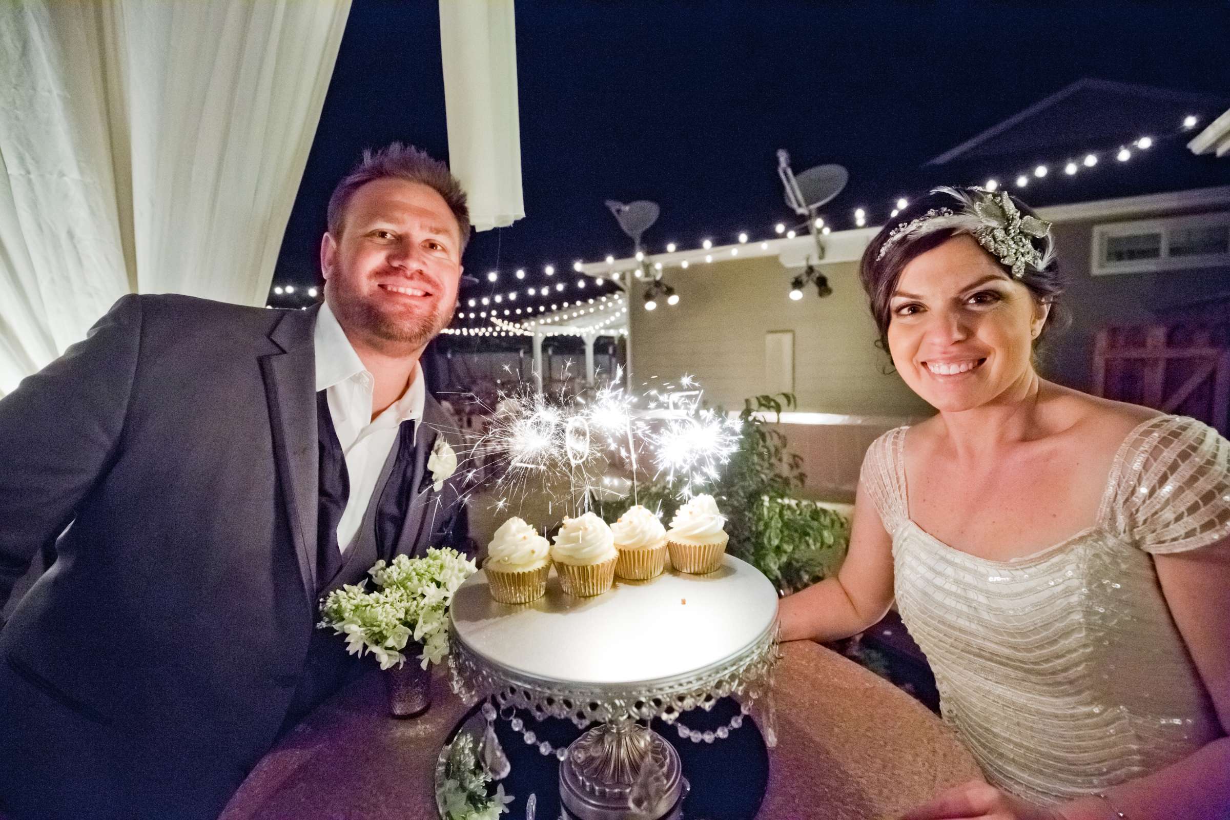 Cupcake at Wedding, Kristin and Joseph Wedding Photo #52 by True Photography