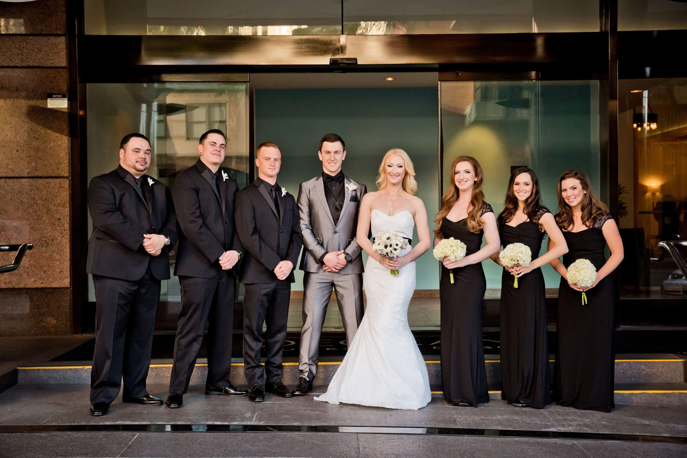 Bridal Party at El Cortez Wedding coordinated by Holly Kalkin Weddings, Shannon and Elliott Wedding Photo #143011 by True Photography