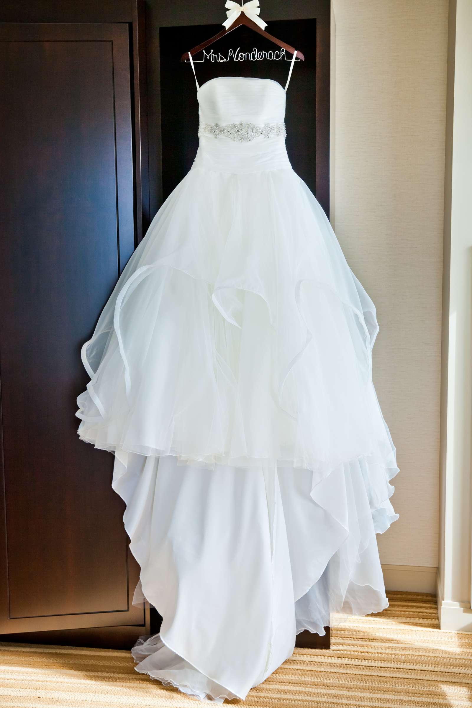Wedding Dress at Hilton San Diego Bayfront Wedding coordinated by Holly Kalkin Weddings, Lauren and Stephen Wedding Photo #143449 by True Photography
