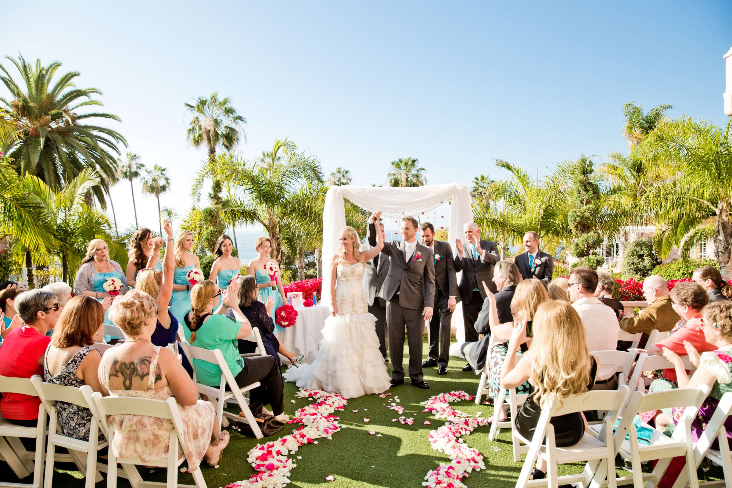 La Valencia Wedding coordinated by GSharp, Jenny and Jeremy Wedding Photo #146073 by True Photography