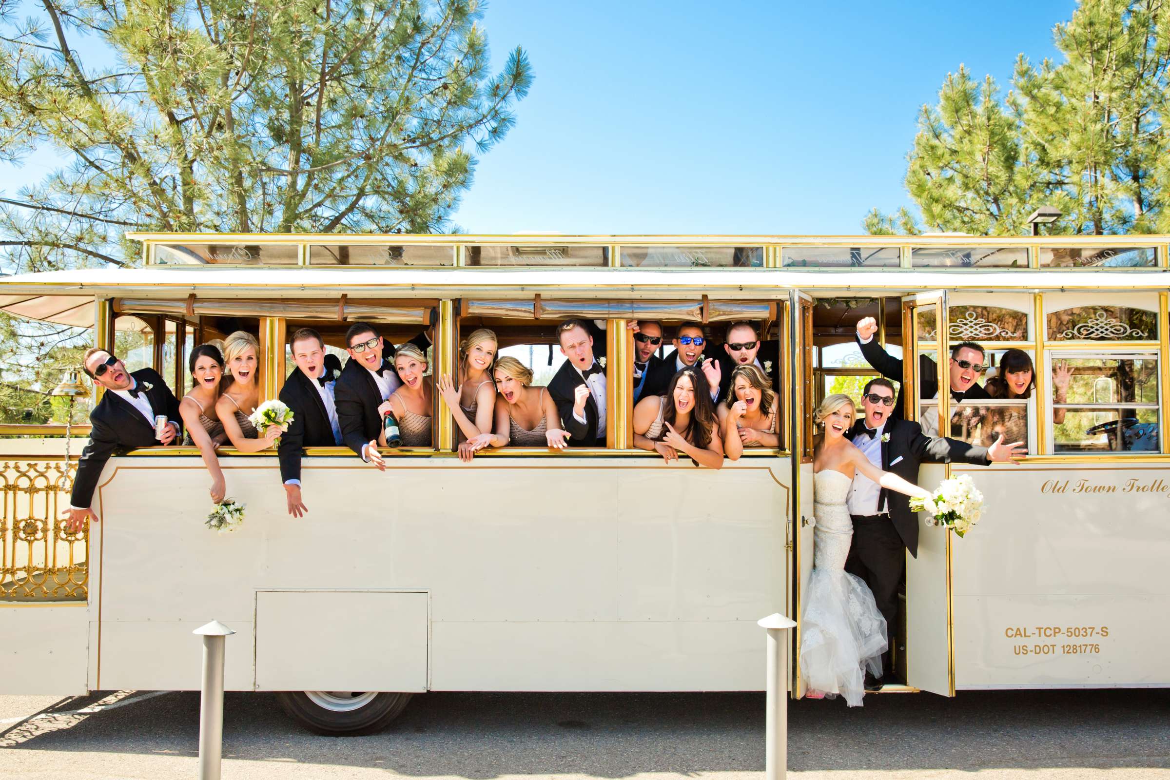 Bridal Party at The Santaluz Club Wedding coordinated by EverAfter Events, Brittany and Michael Wedding Photo #10 by True Photography