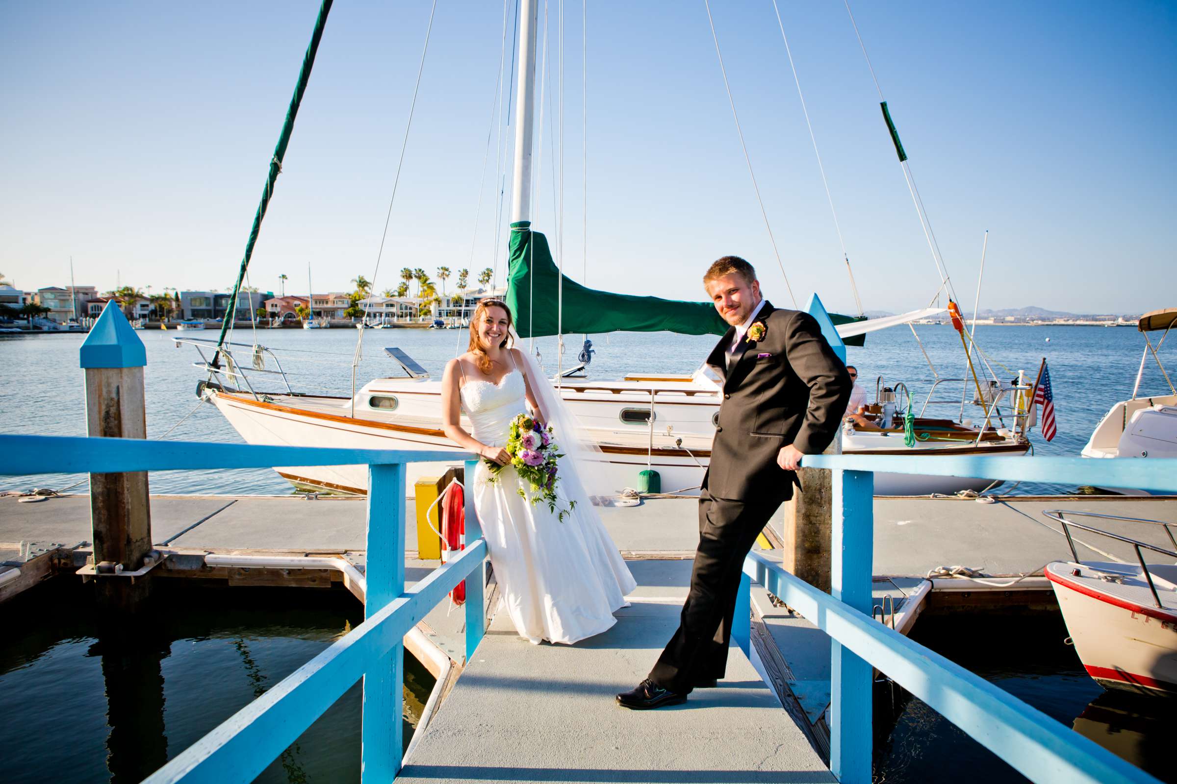 Coronado Cays Yacht Club Wedding coordinated by Creative Affairs Inc, Debra and Justin Wedding Photo #2 by True Photography