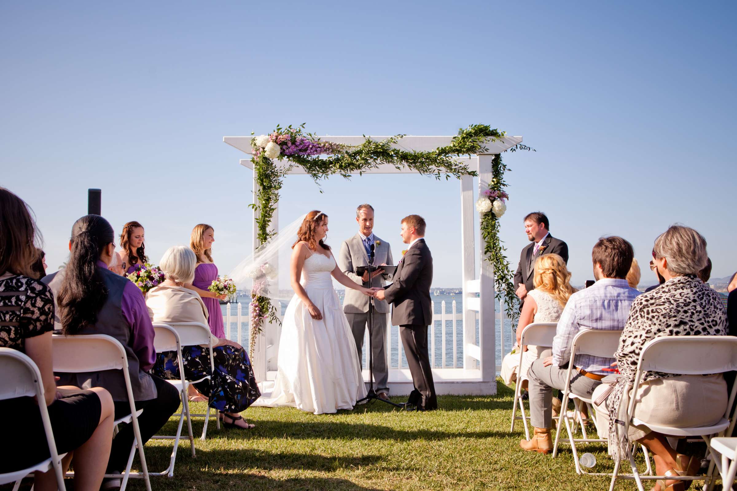 Coronado Cays Yacht Club Wedding coordinated by Creative Affairs Inc, Debra and Justin Wedding Photo #36 by True Photography