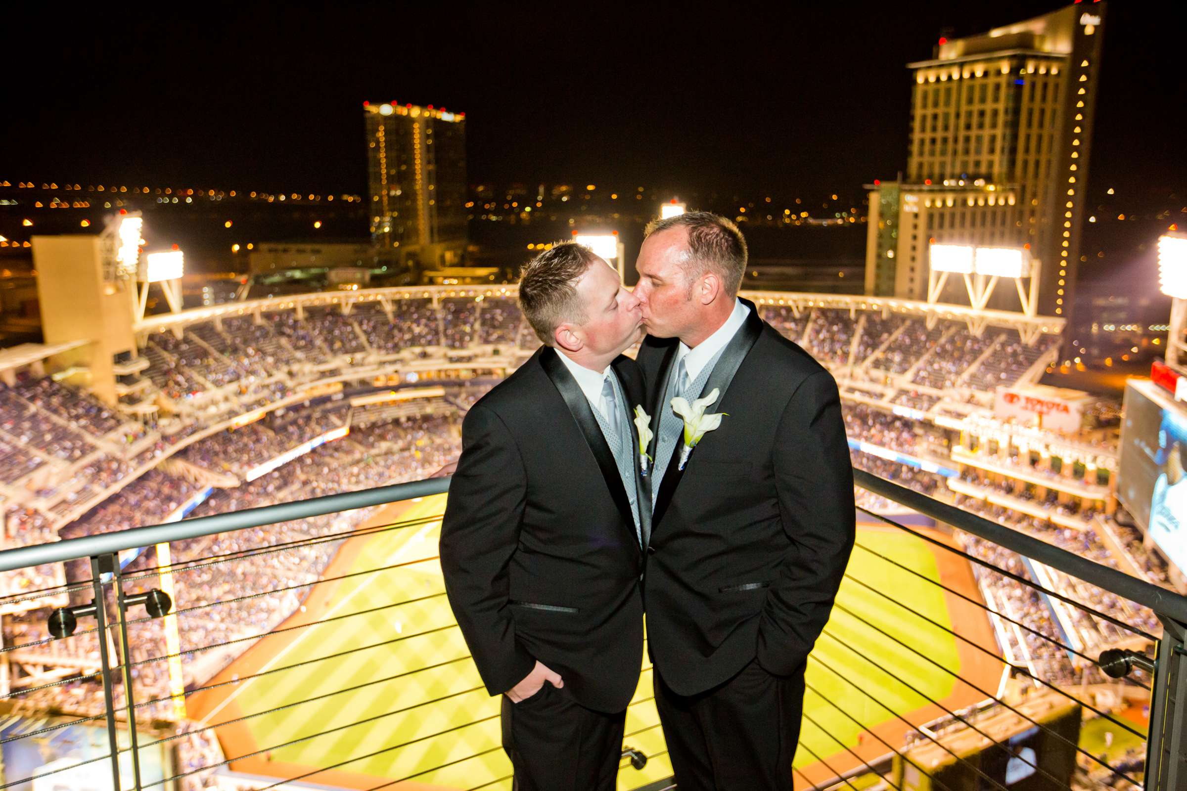 The Ultimate Skybox Wedding, Joshua and Robert Wedding Photo #56 by True Photography