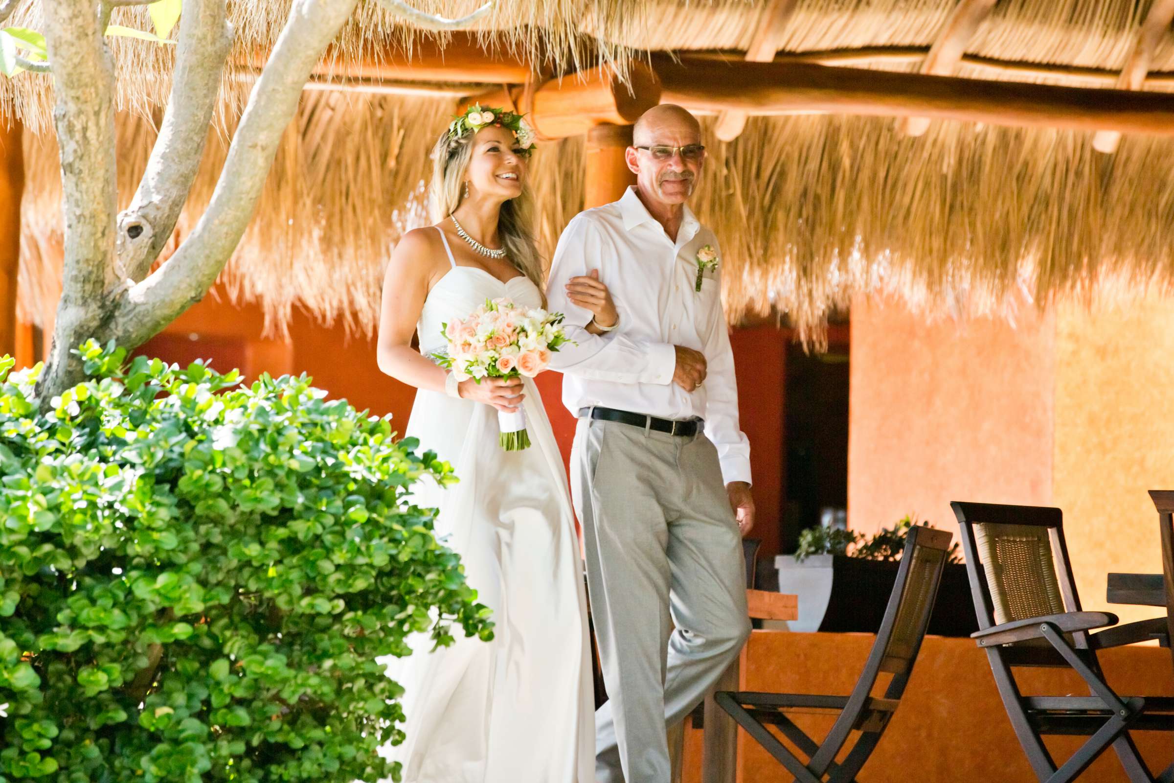 Father of the Bride, Ceremony at Exclusive Resorts Punta Mita Wedding, Natalie and Dustin Wedding Photo #56 by True Photography