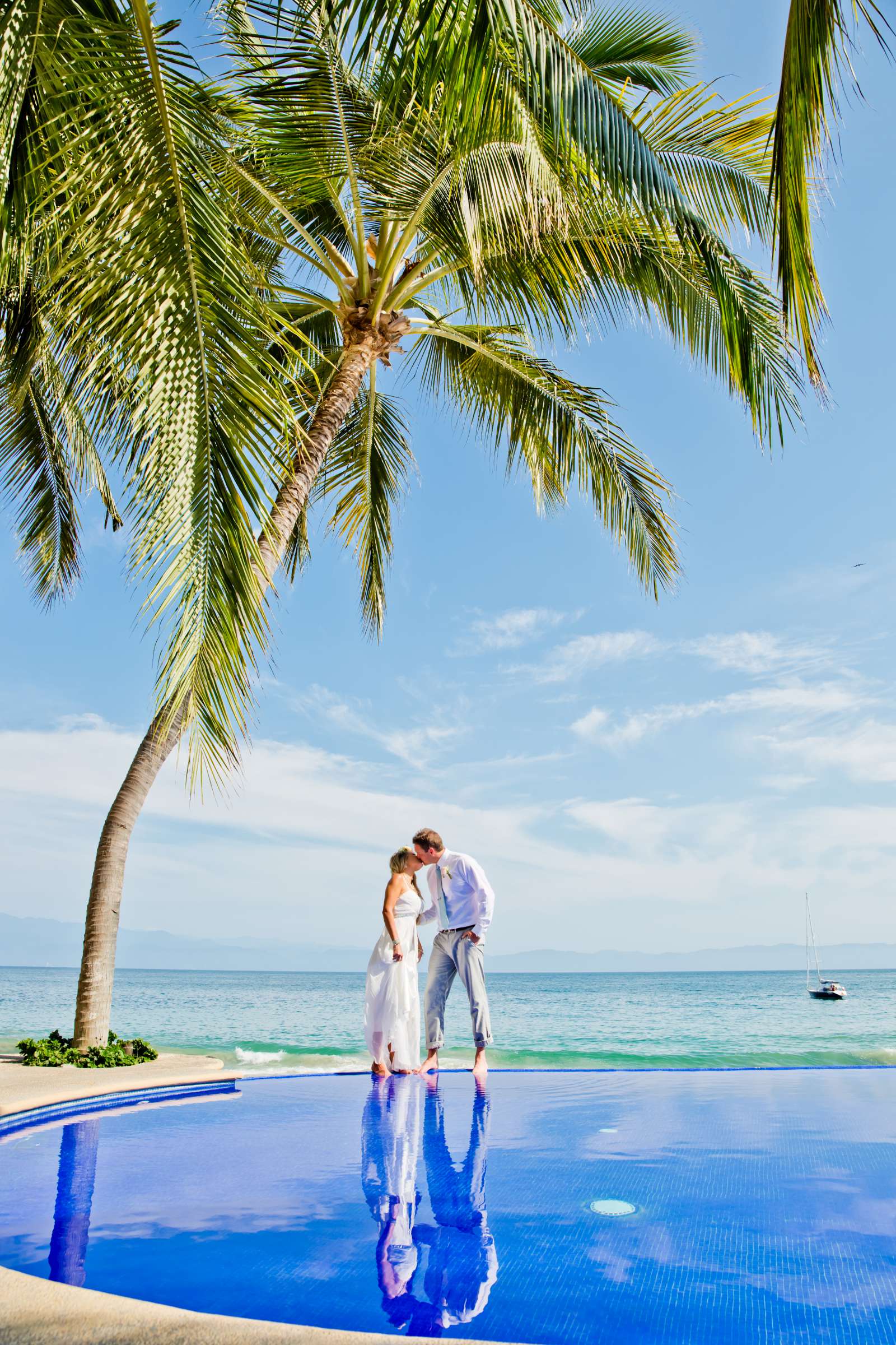 Tropical, Stylized Portrait at Exclusive Resorts Punta Mita Wedding, Natalie and Dustin Wedding Photo #75 by True Photography