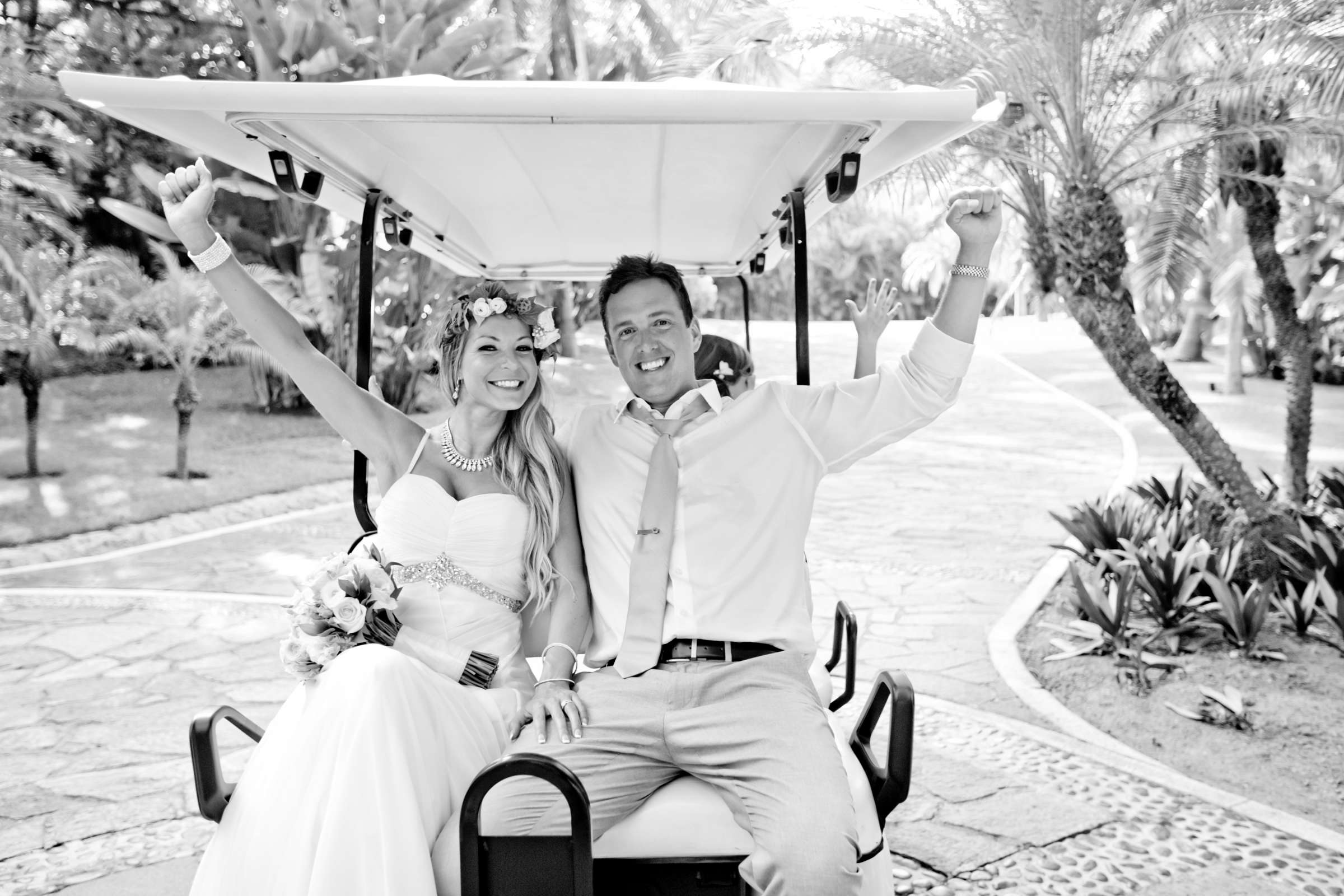 Black and White photo at Exclusive Resorts Punta Mita Wedding, Natalie and Dustin Wedding Photo #18 by True Photography