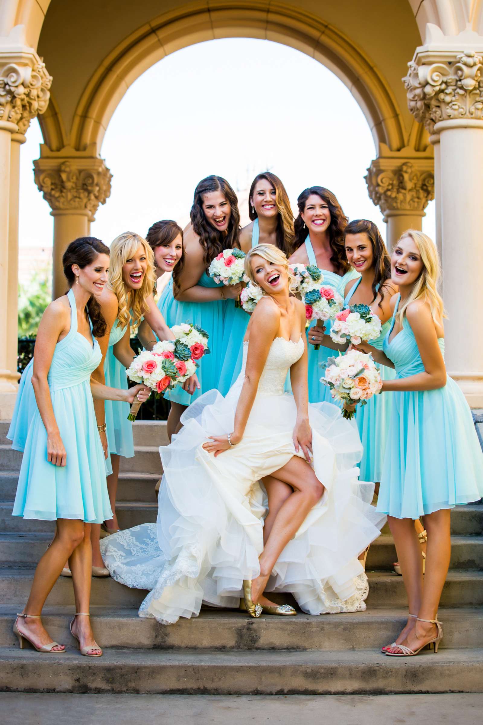Bridesmaids at The Prado Wedding coordinated by First Comes Love Weddings & Events, Kelly and James Wedding Photo #173006 by True Photography